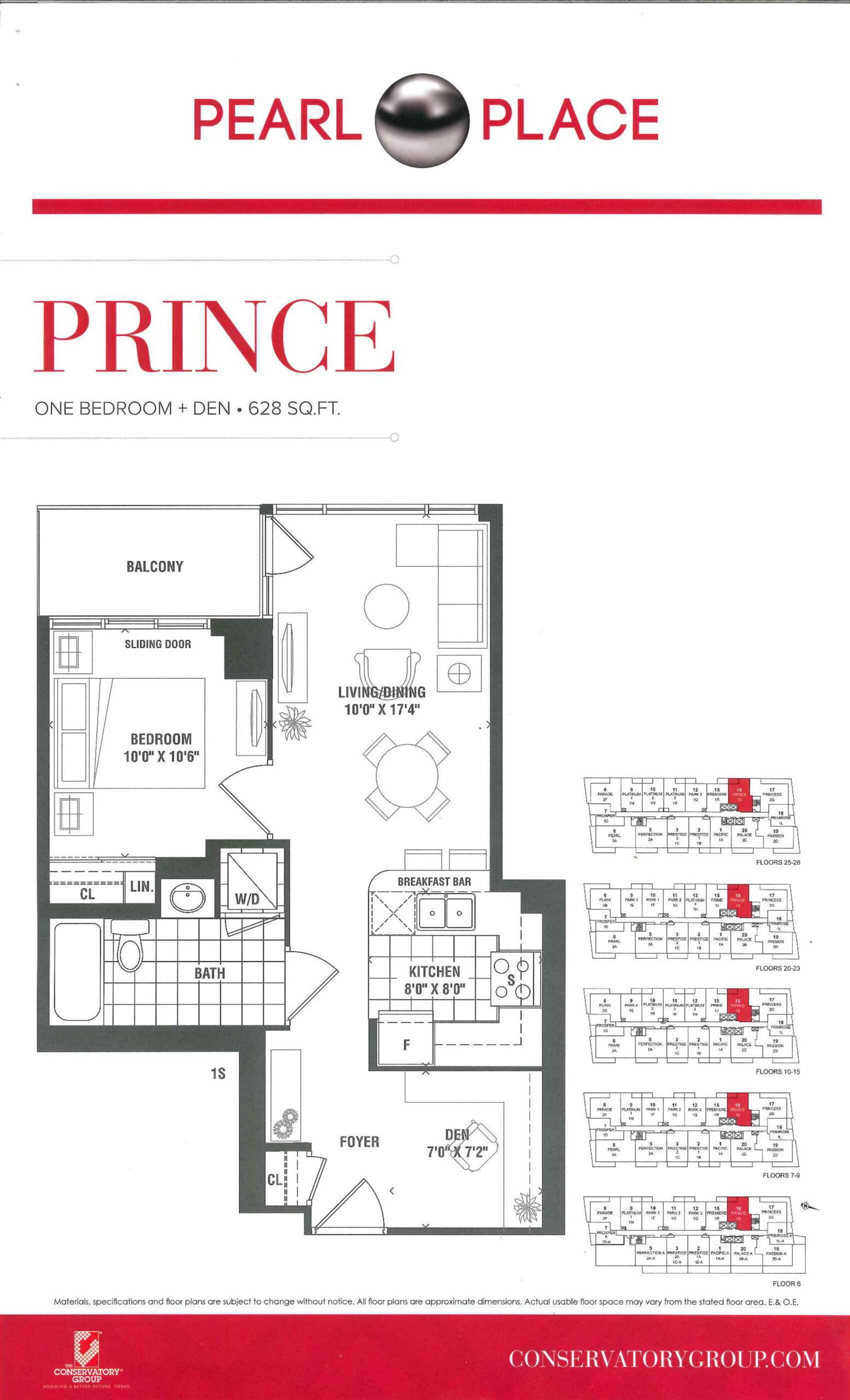 Prince floor plan