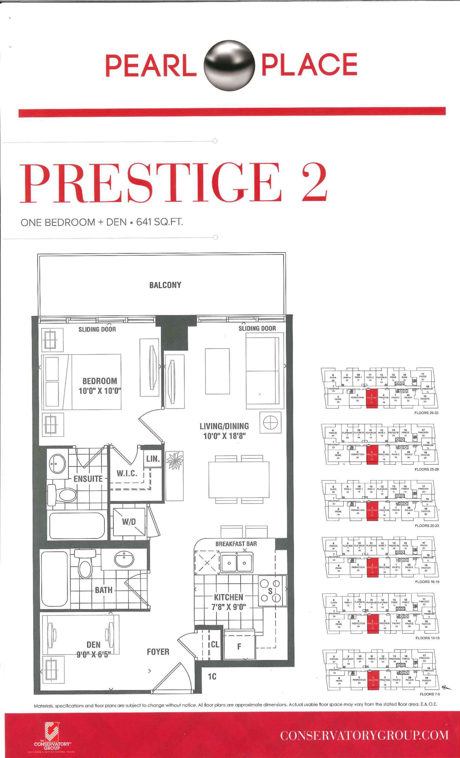 Prestige 2 floor plan