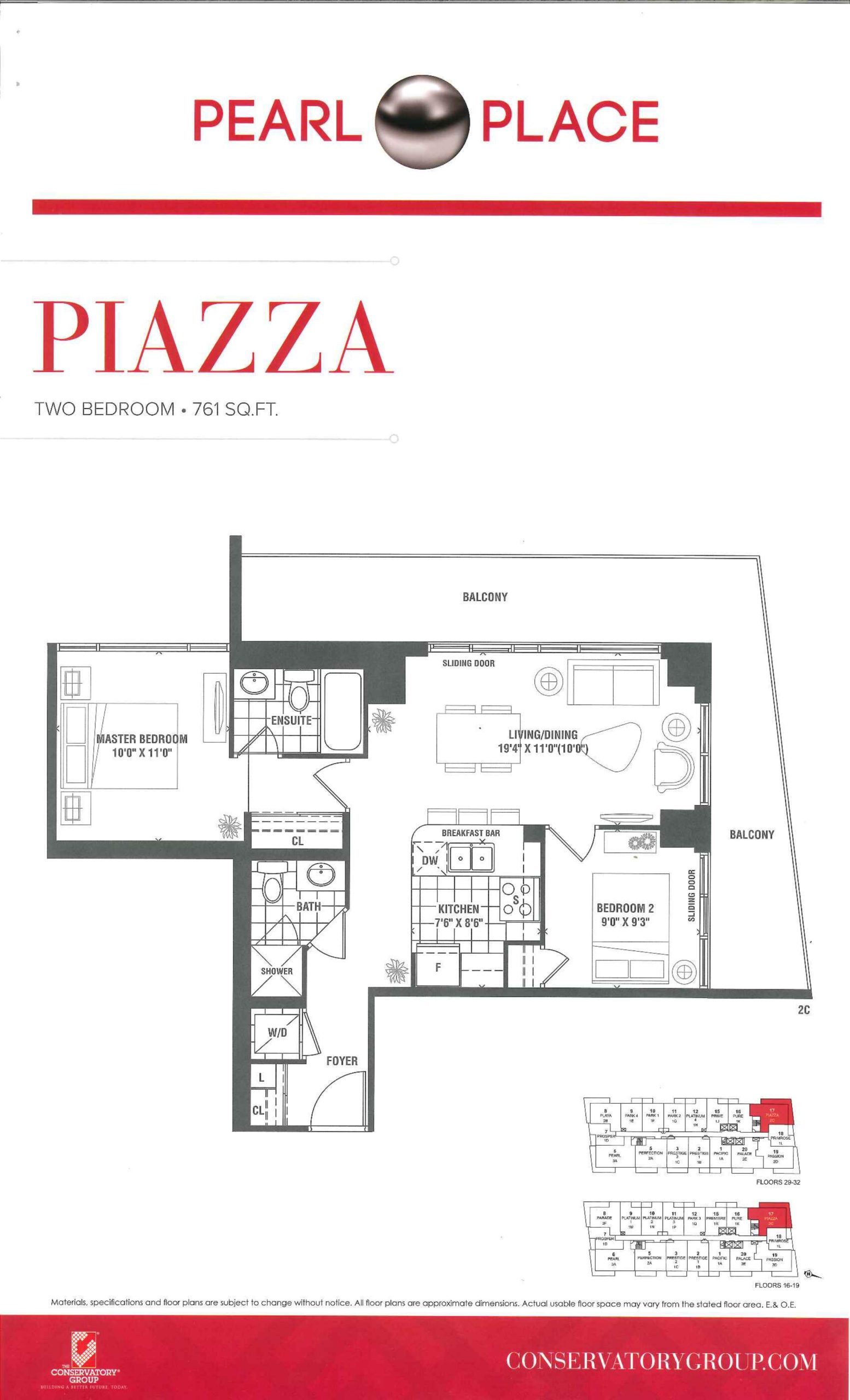 Piazza floor plan