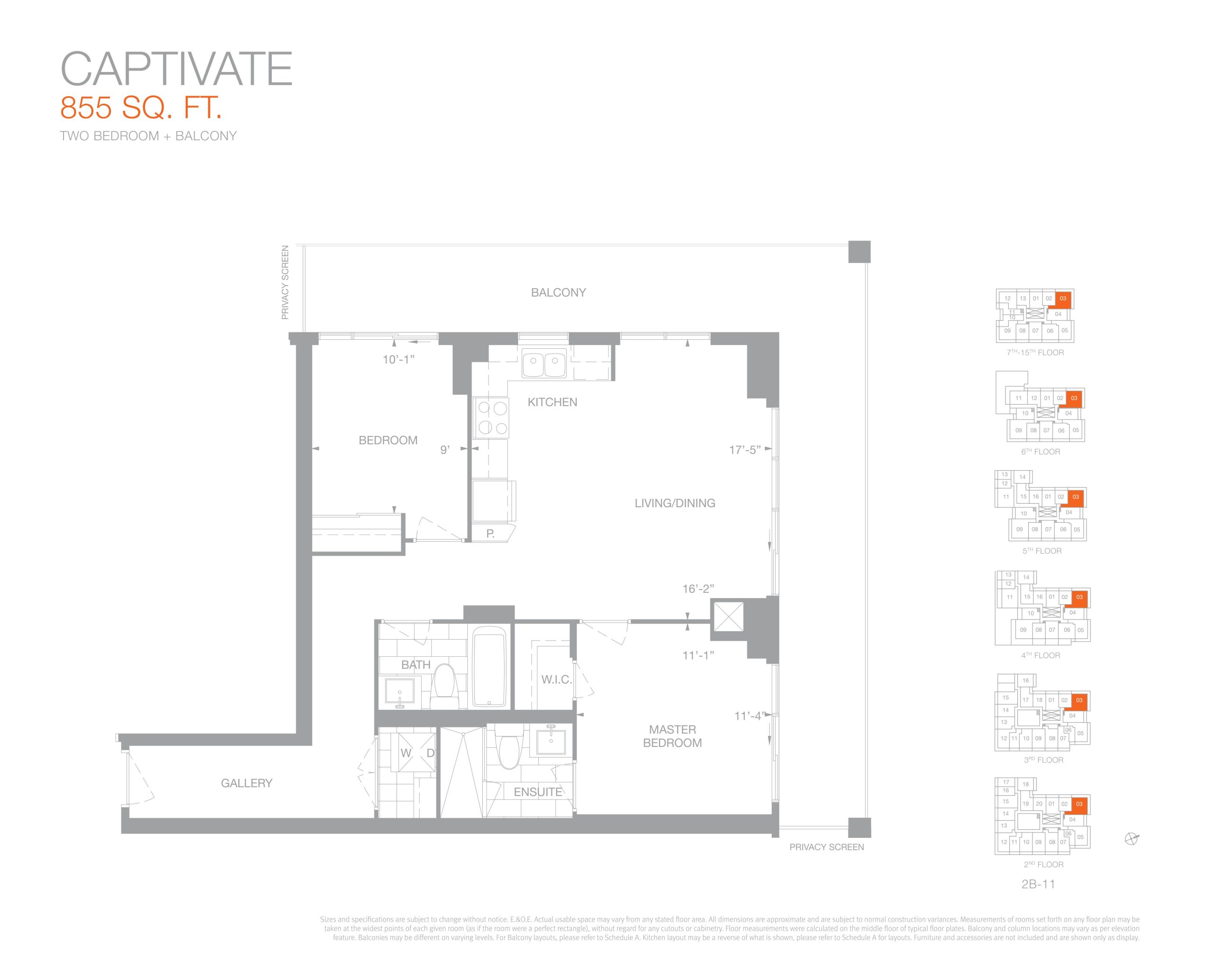 Captivate floor plan