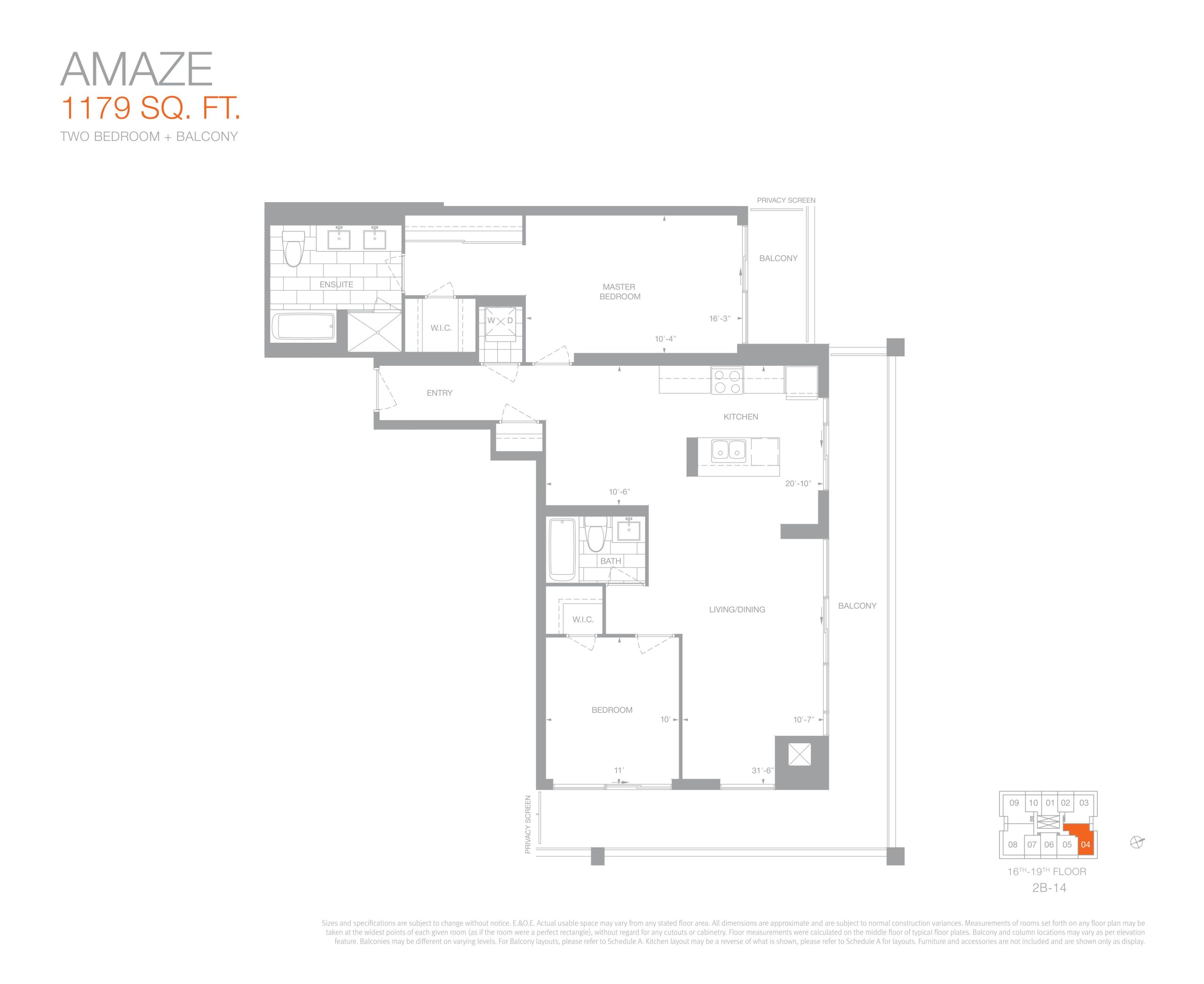 Amaze floor plan