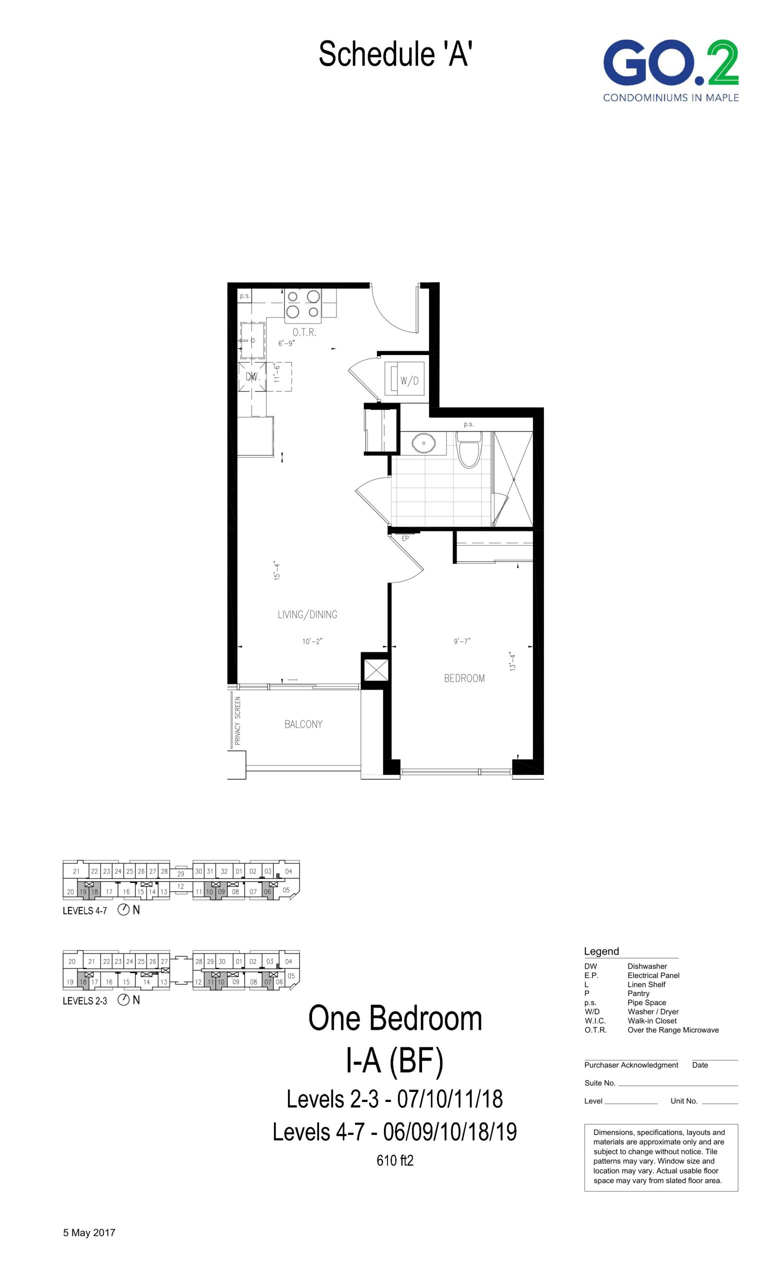 1-A (BF) floor plan