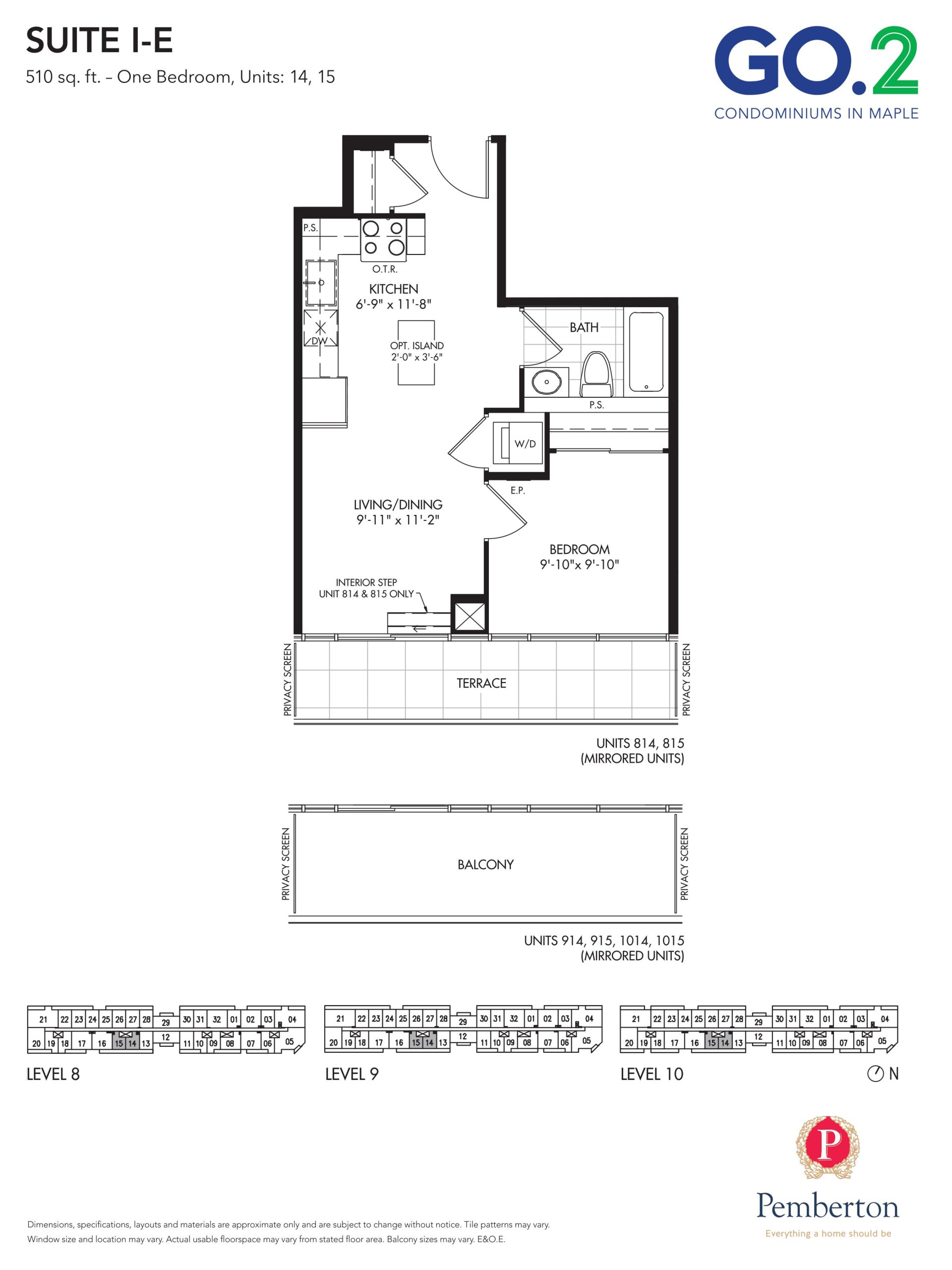 1-E floor plan