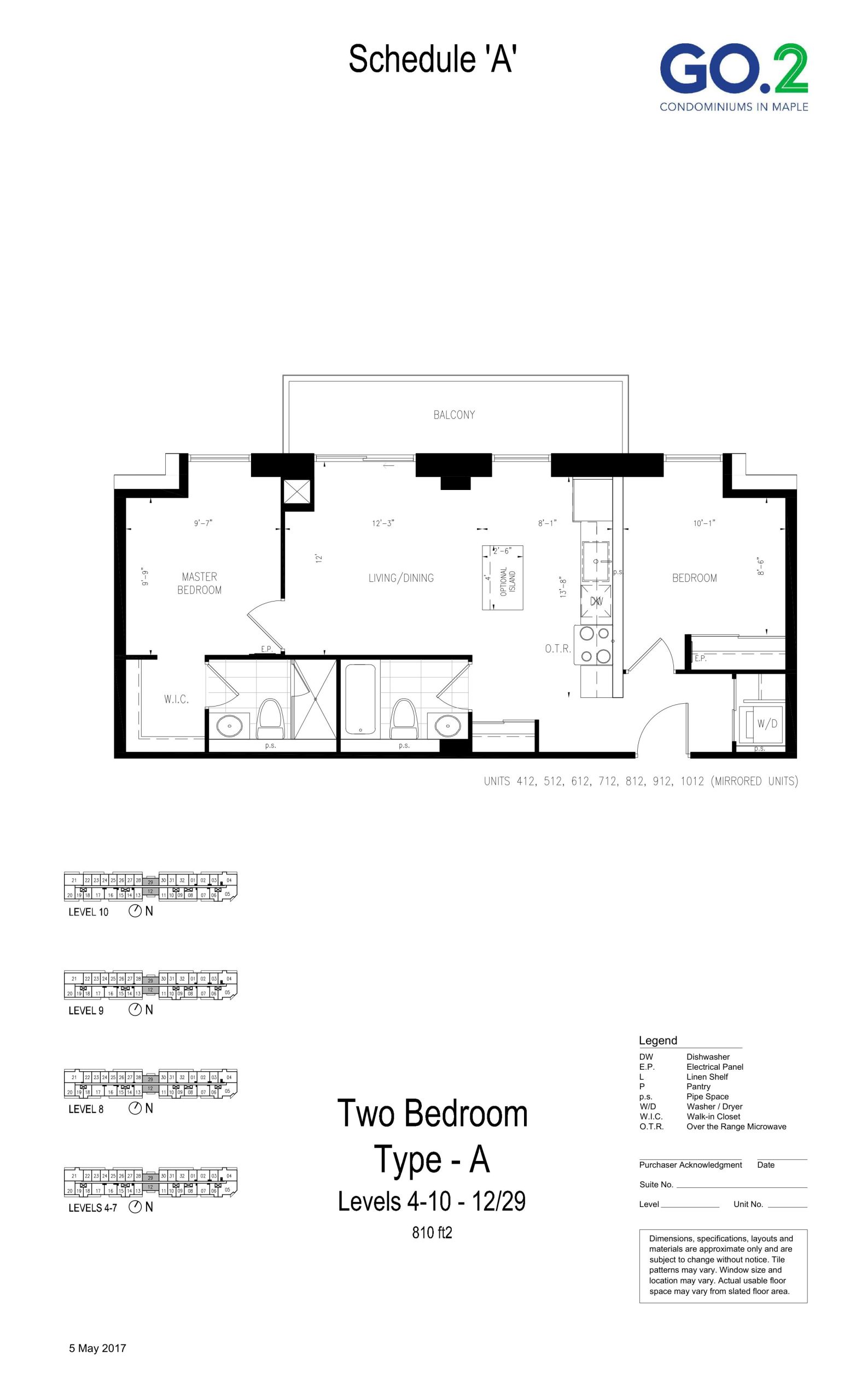 Type-A floor plan