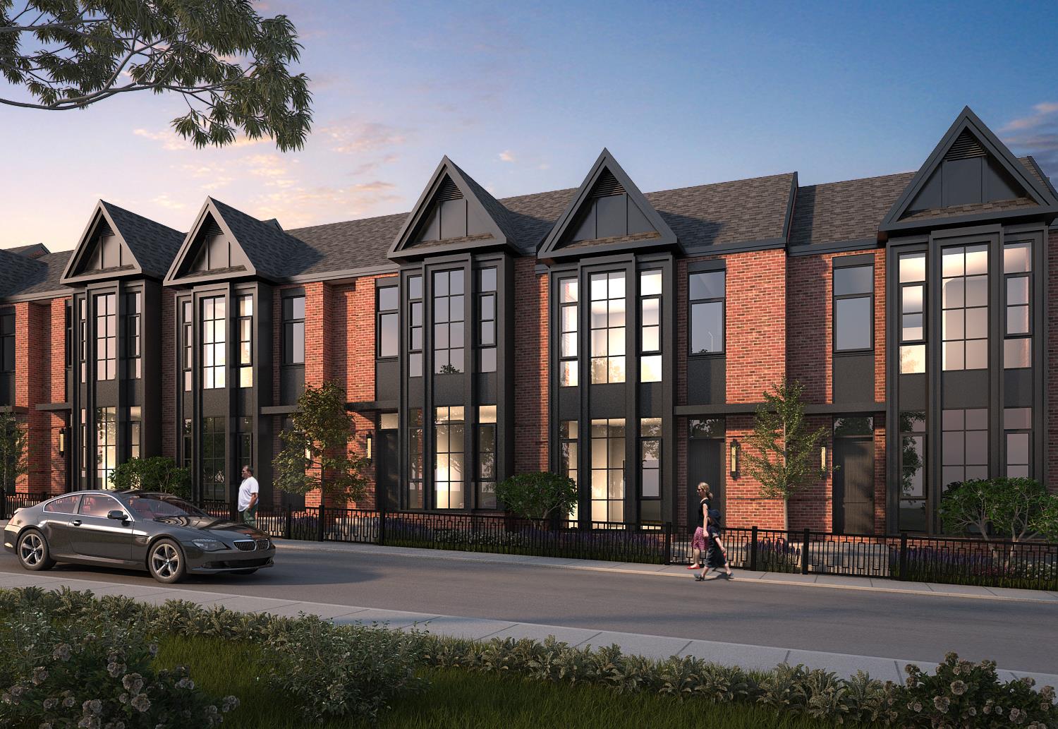 King George School Lofts & Town in Newmarket — rendering 3