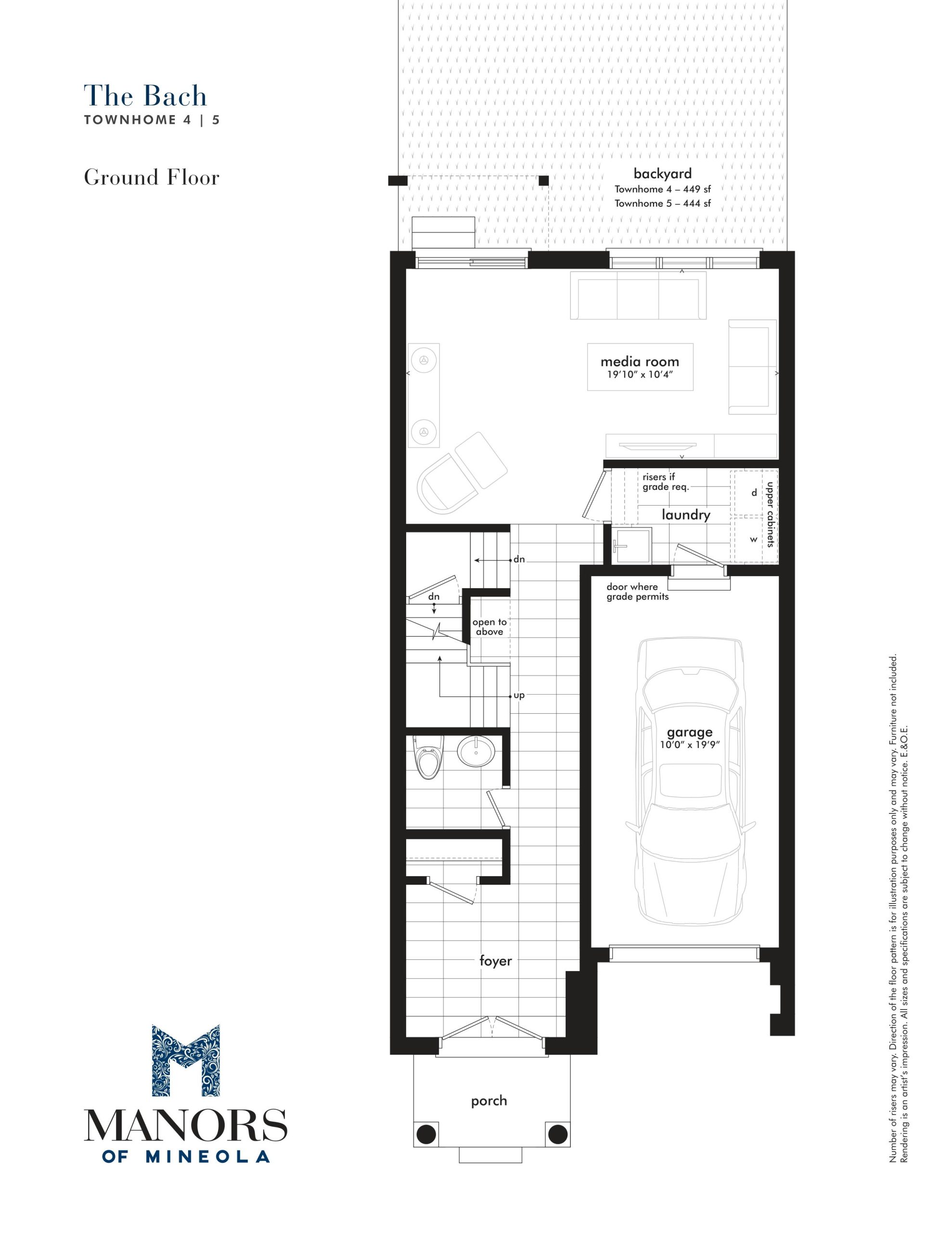 The Bach floor plan