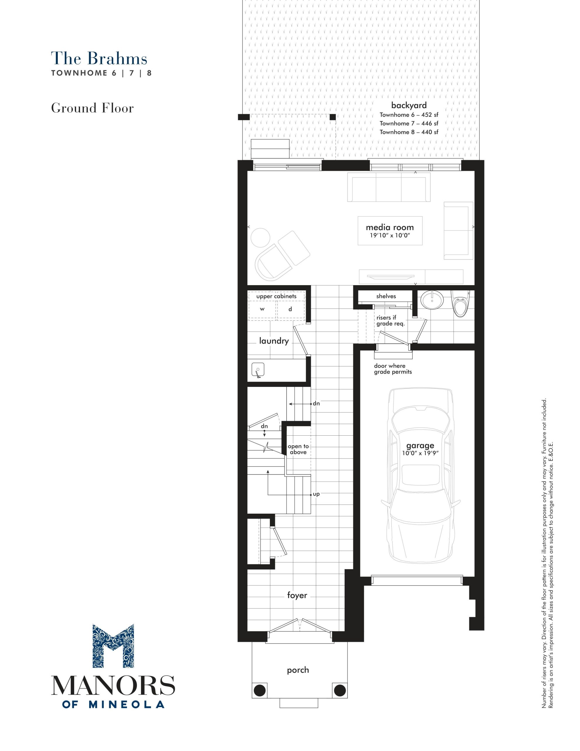 The Brahms floor plan