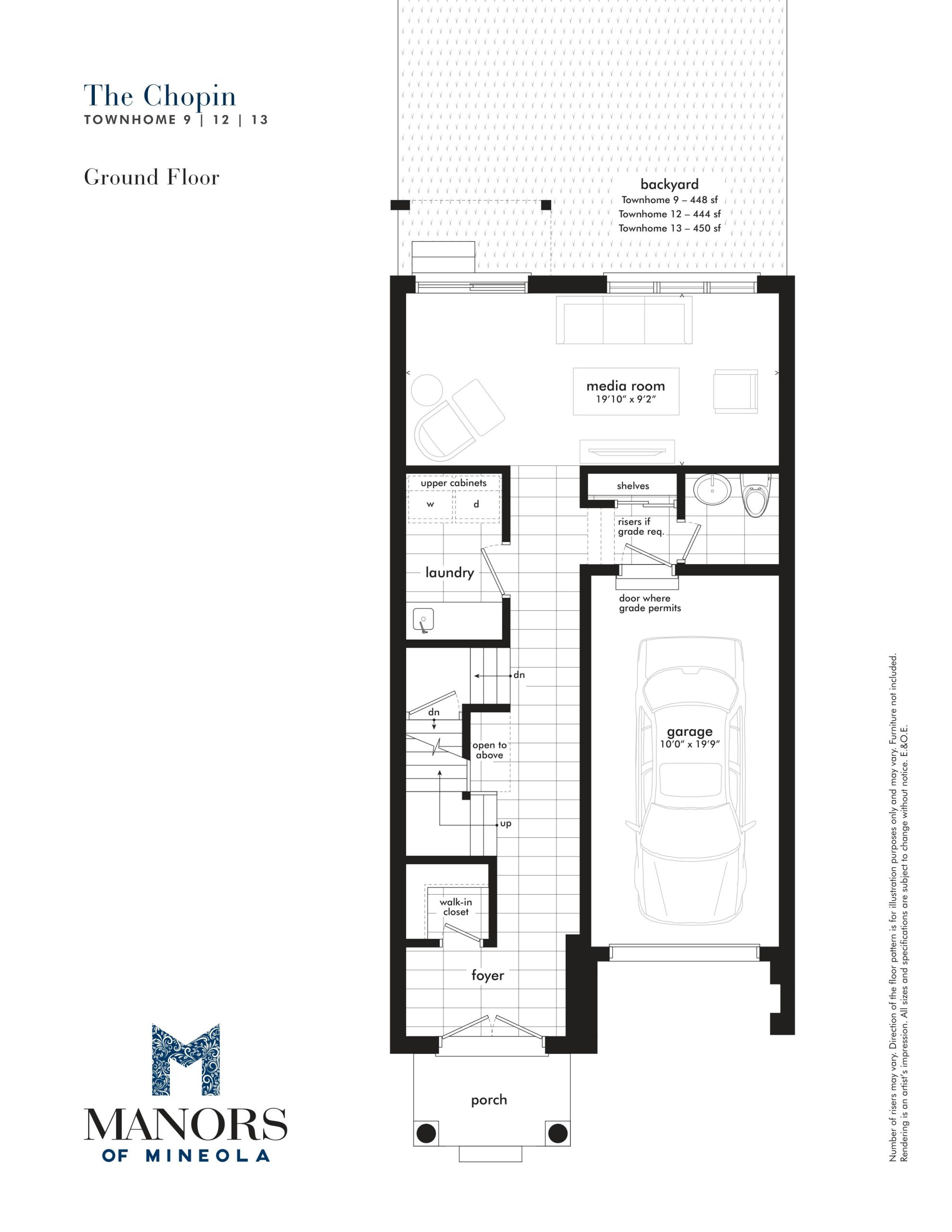 The Chopin floor plan
