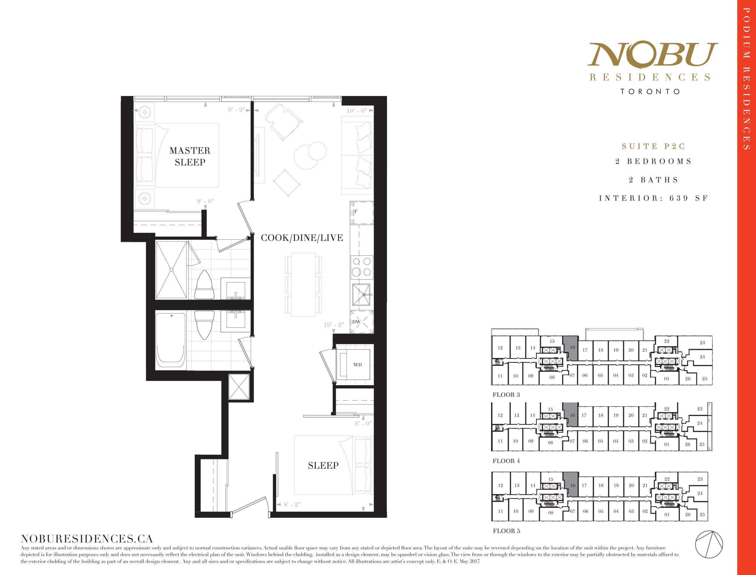 Suite P2C floor plan