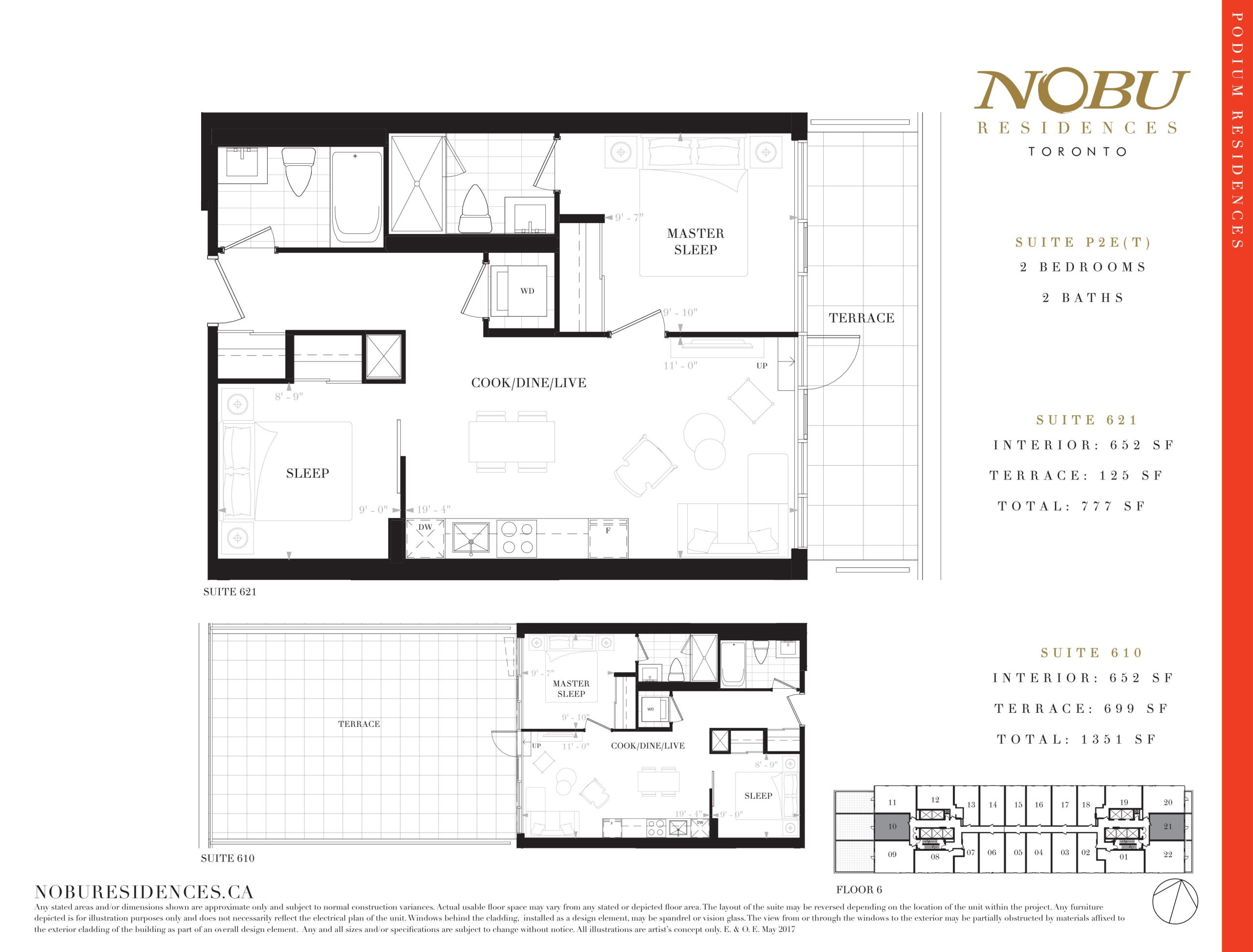 Suite P2E (T) floor plan