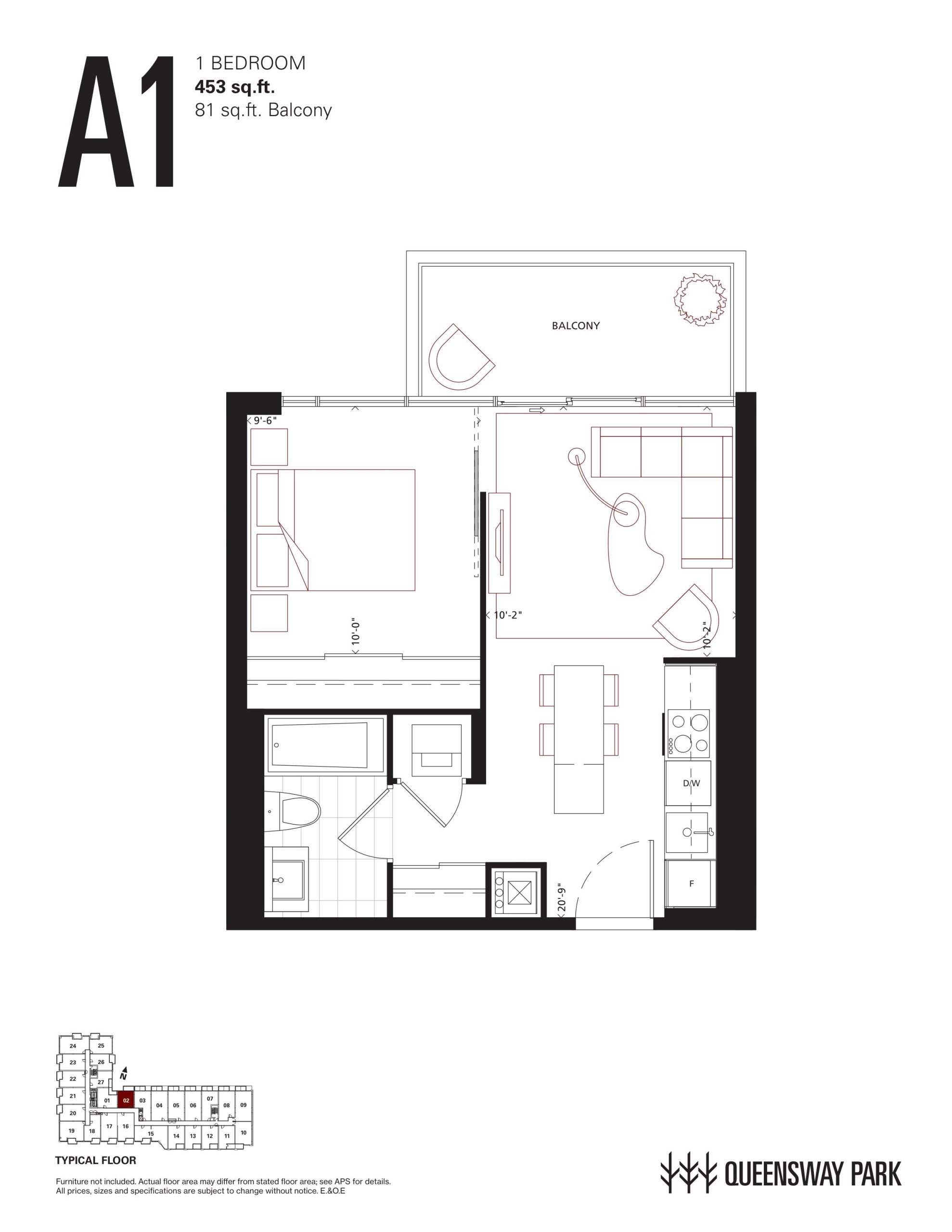 A1 floor plan