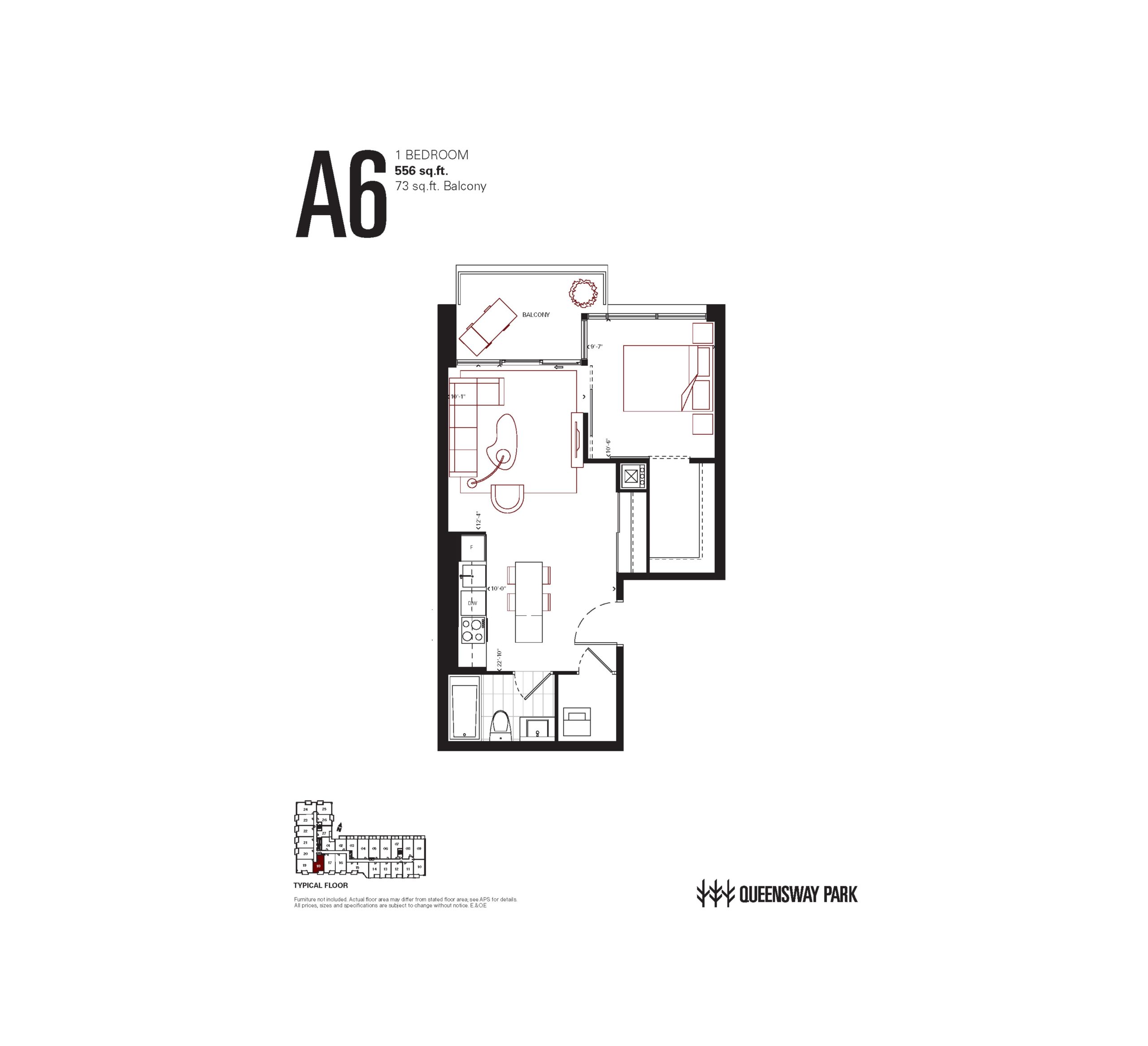 A6 floor plan