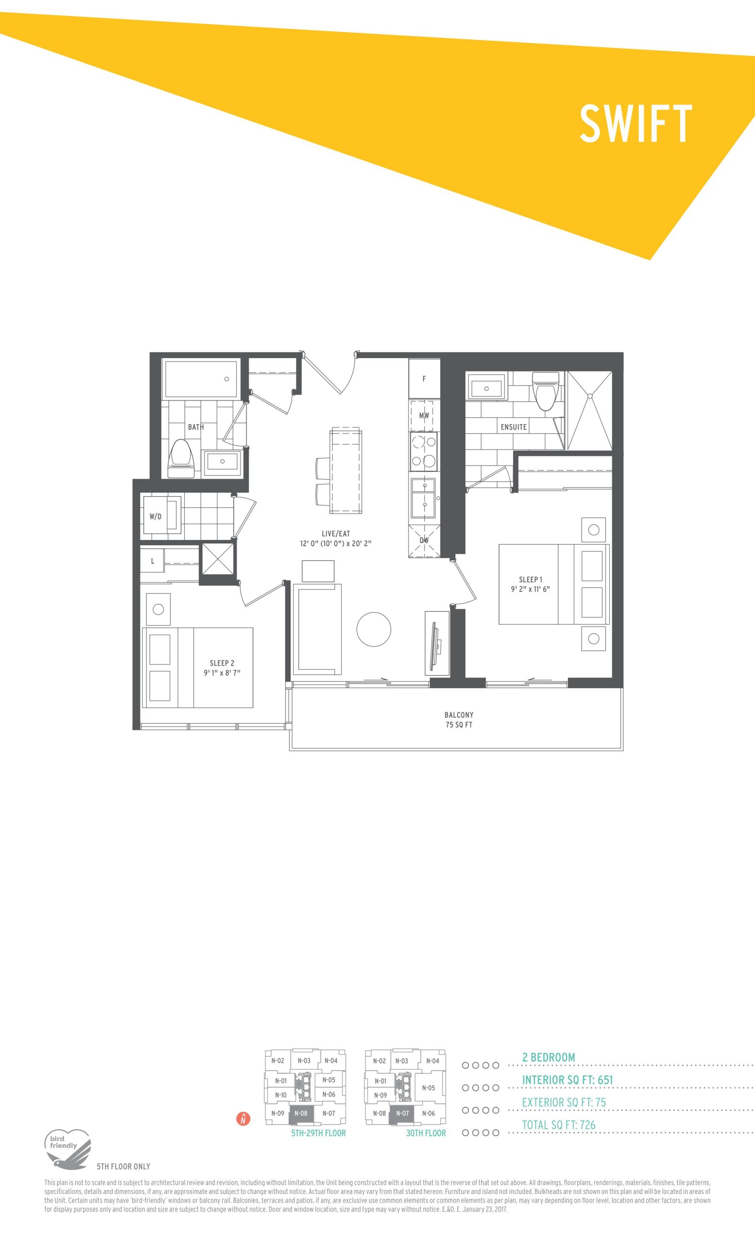Swift floor plan