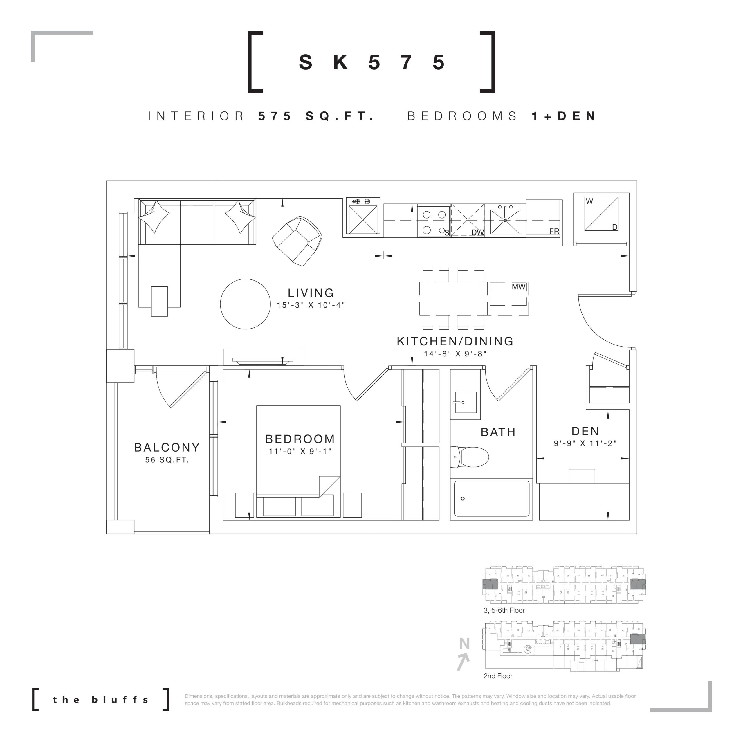 SK575 floor plan