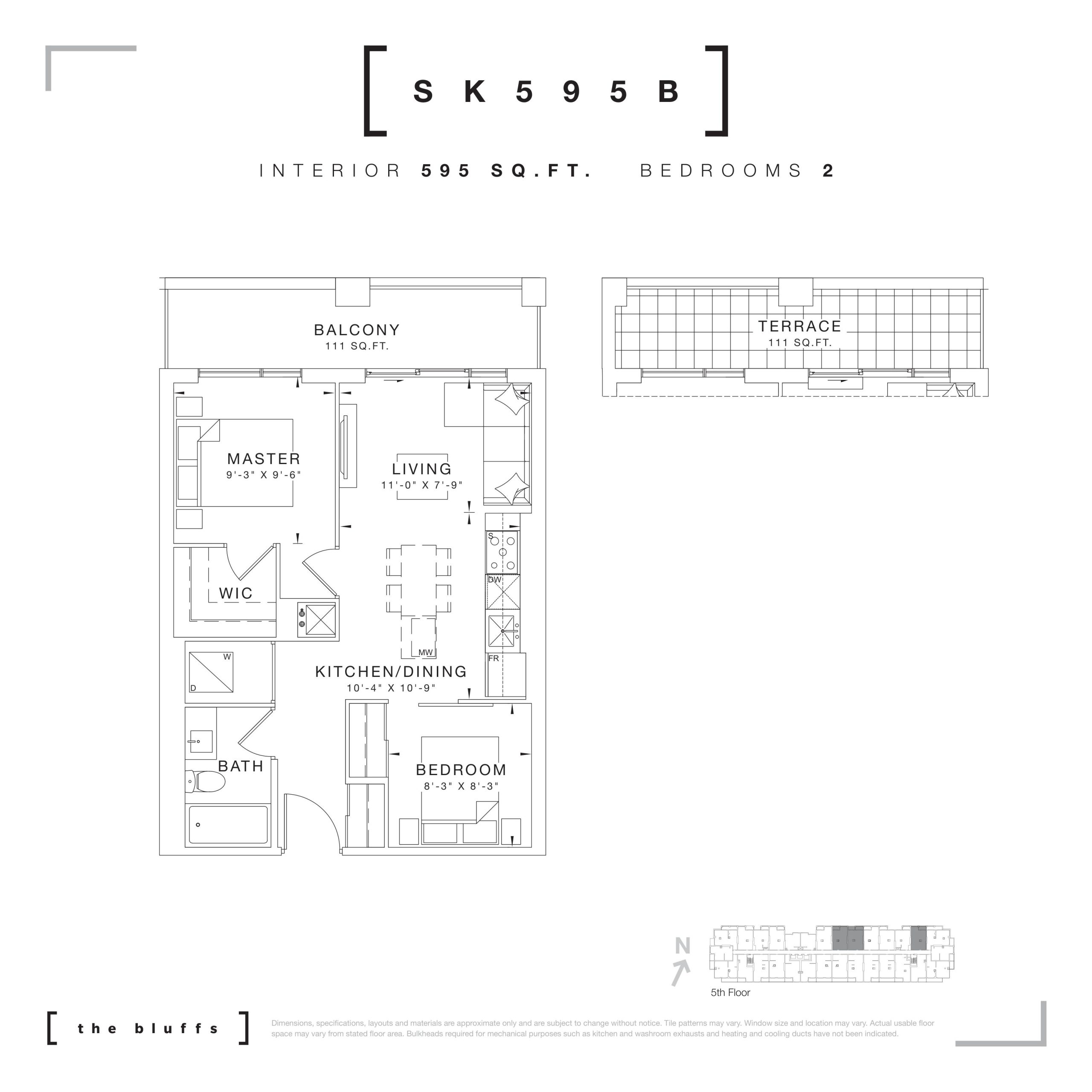 SK595B floor plan