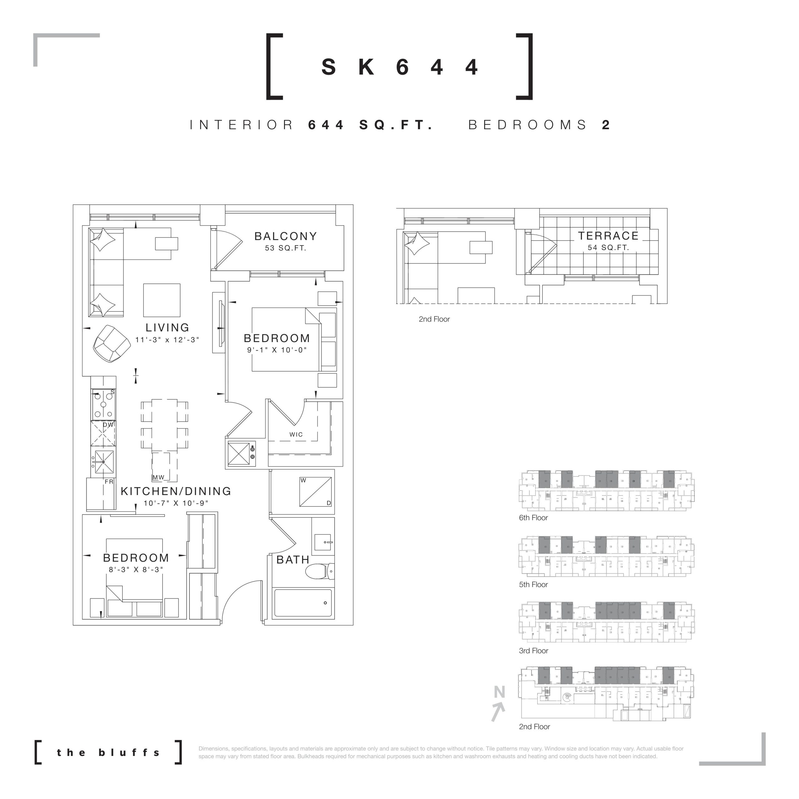 SK644 floor plan