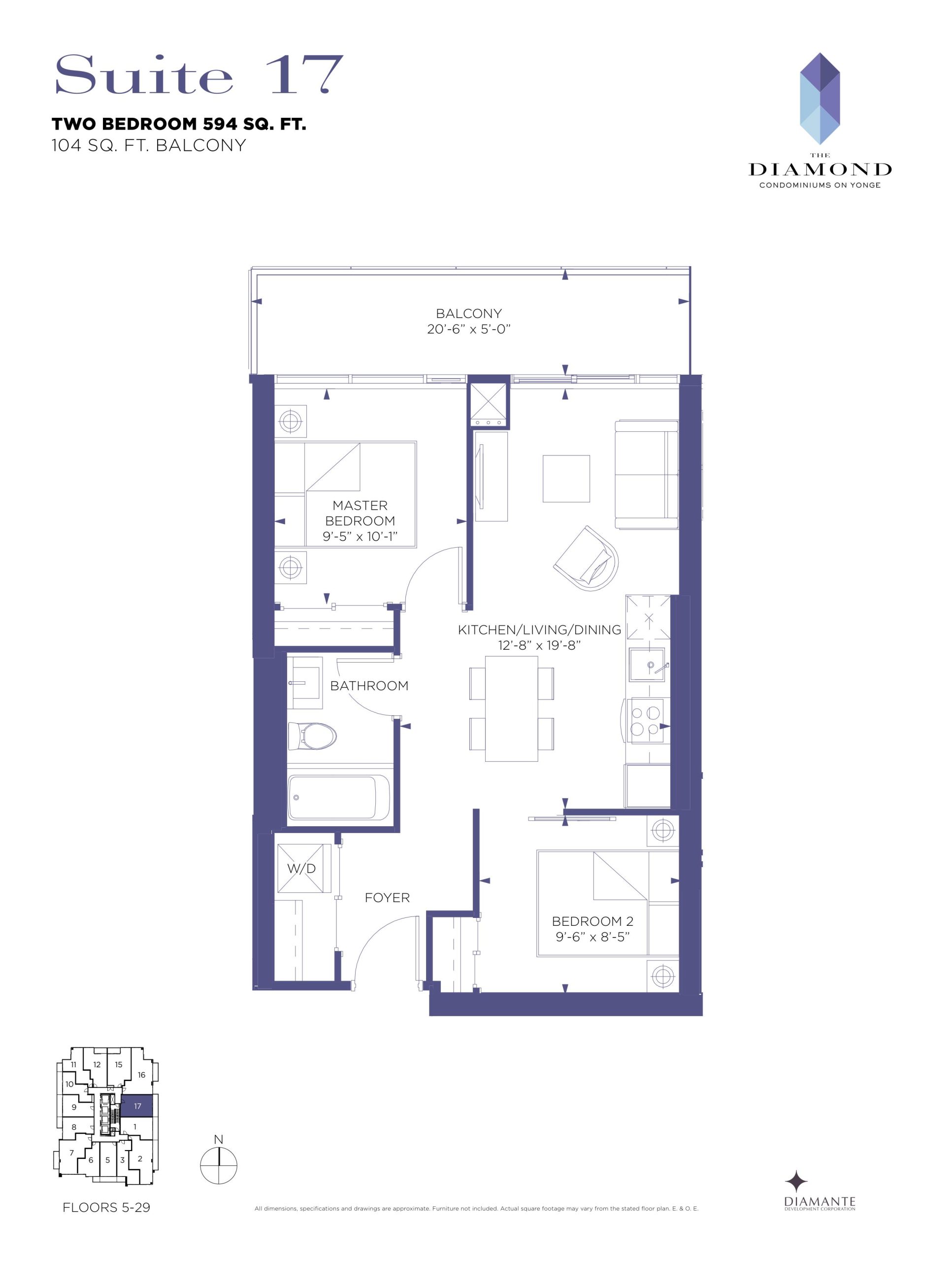 Suite 17 floor plan