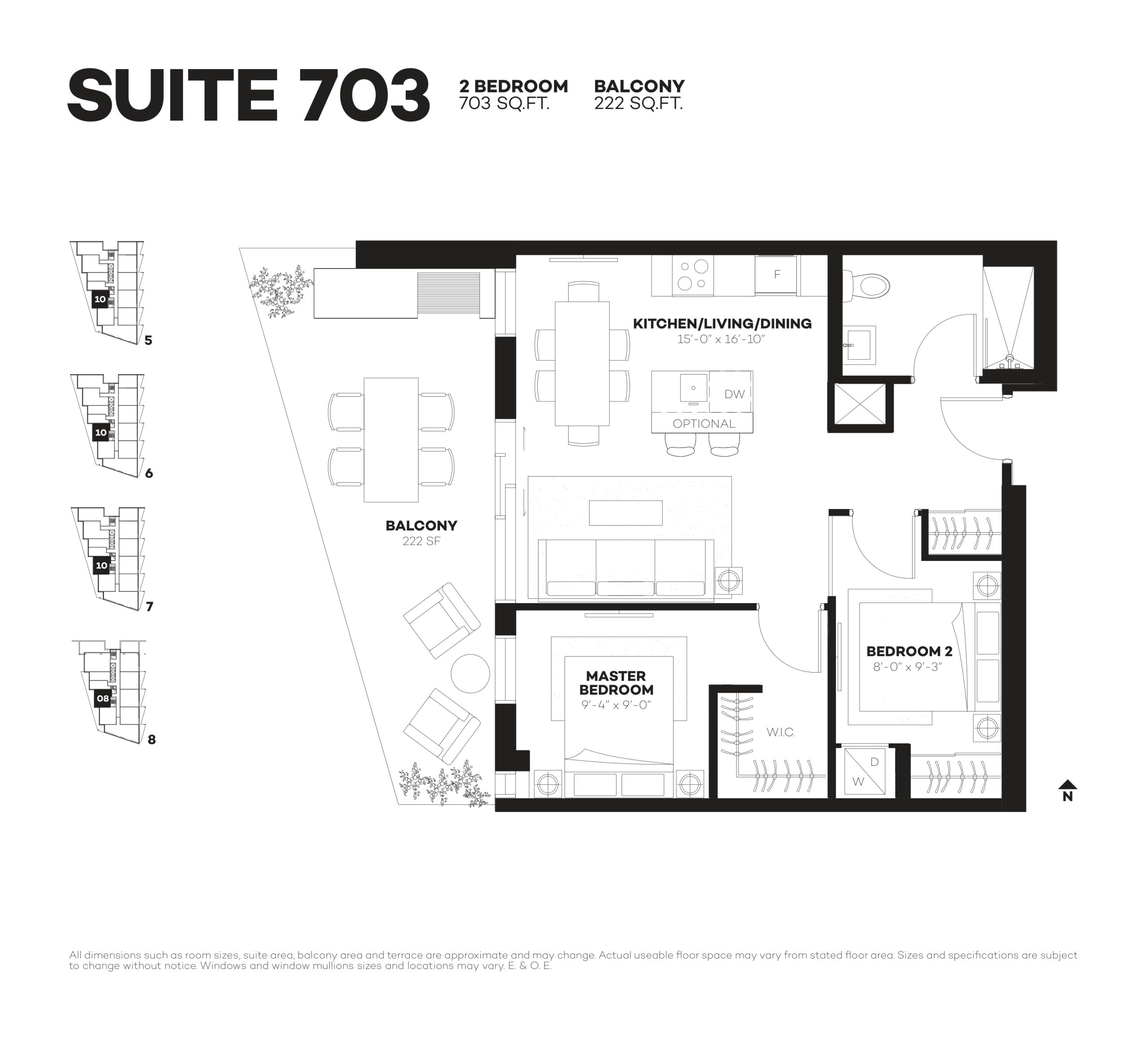 Suite 703 floor plan