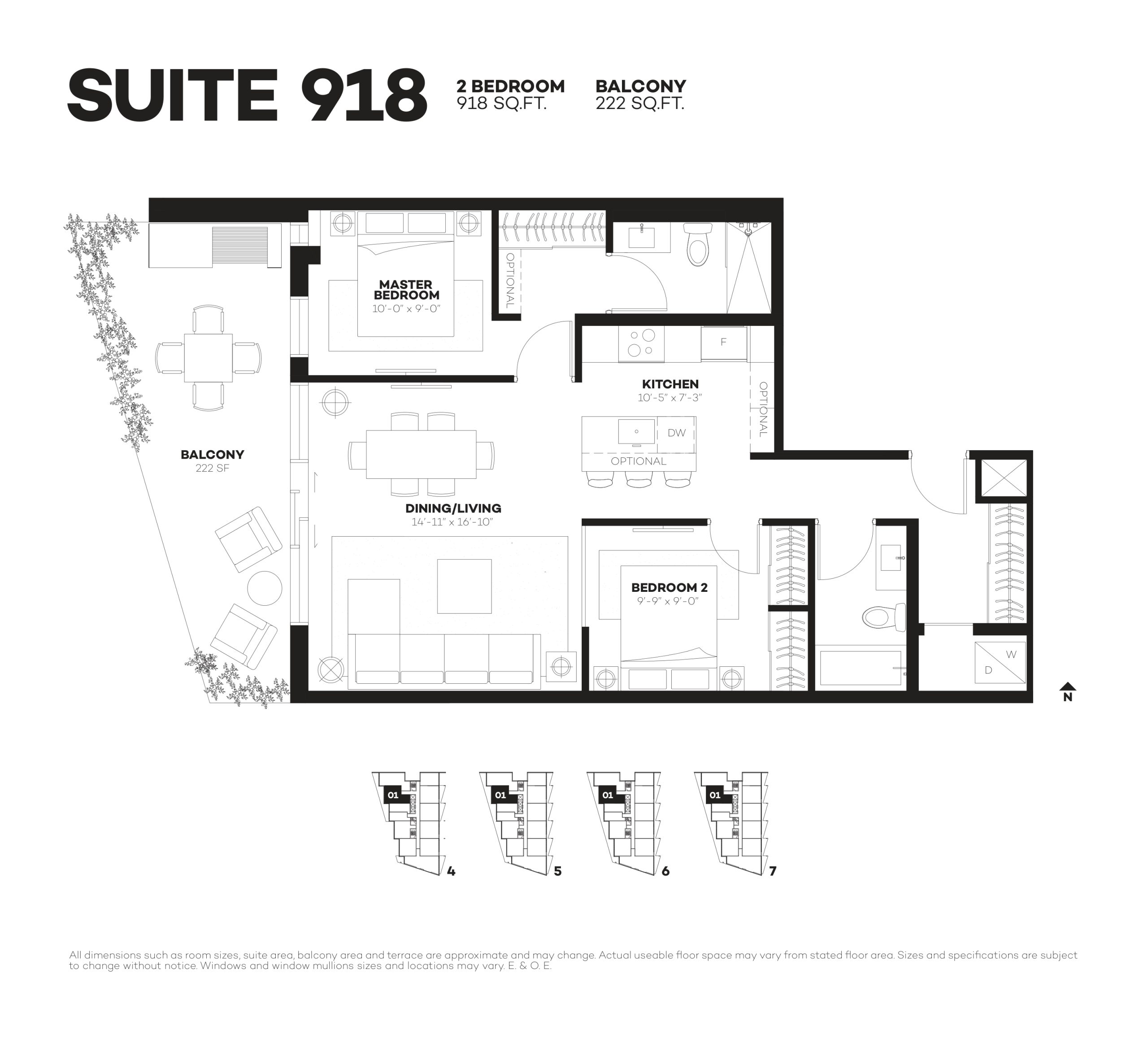 Suite 918 floor plan