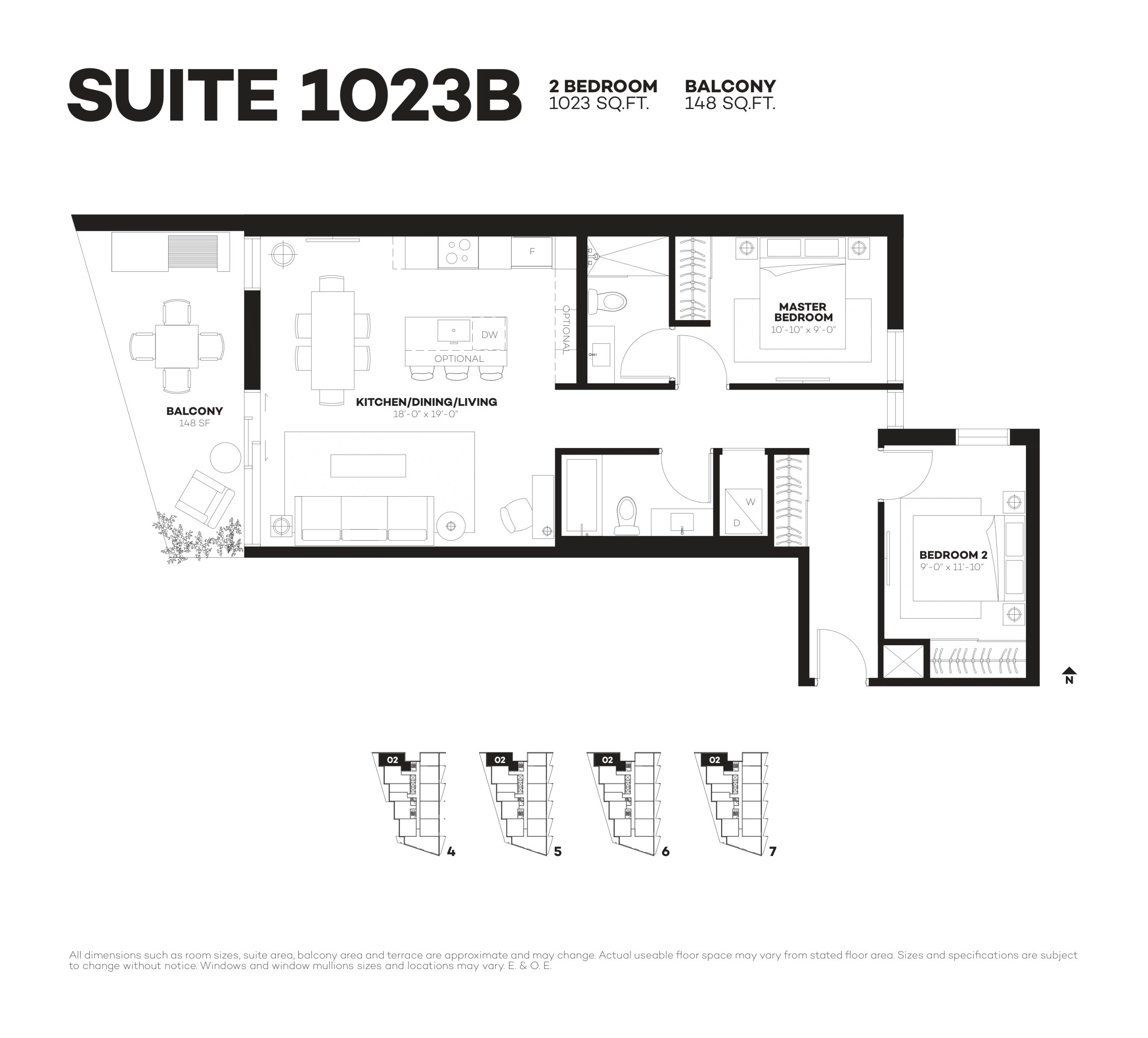 Suite 1023B floor plan