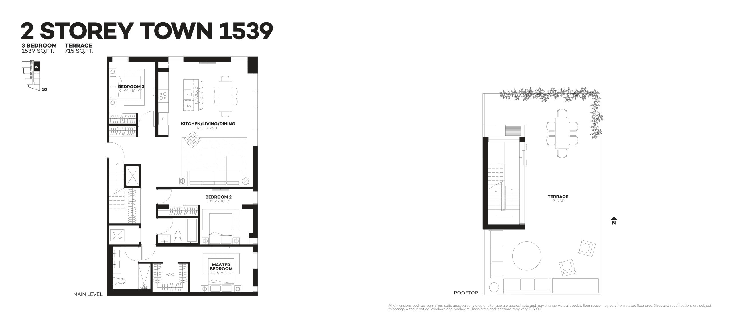2 Storey Town 1539 floor plan