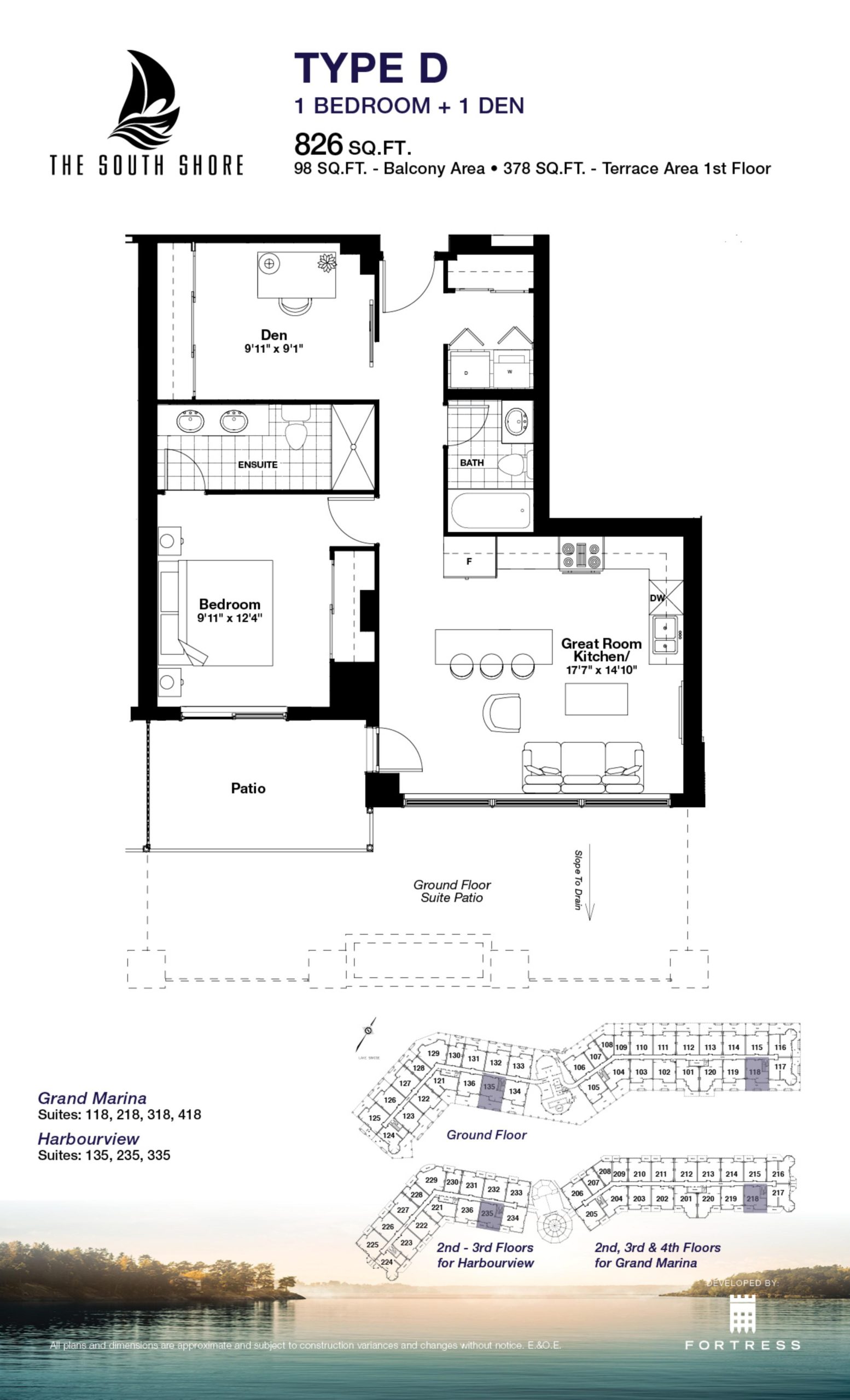Type D floor plan