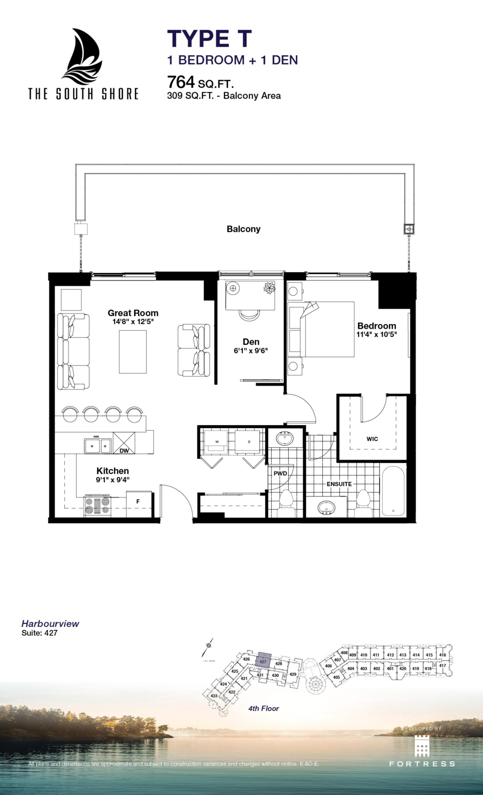 Type T floor plan
