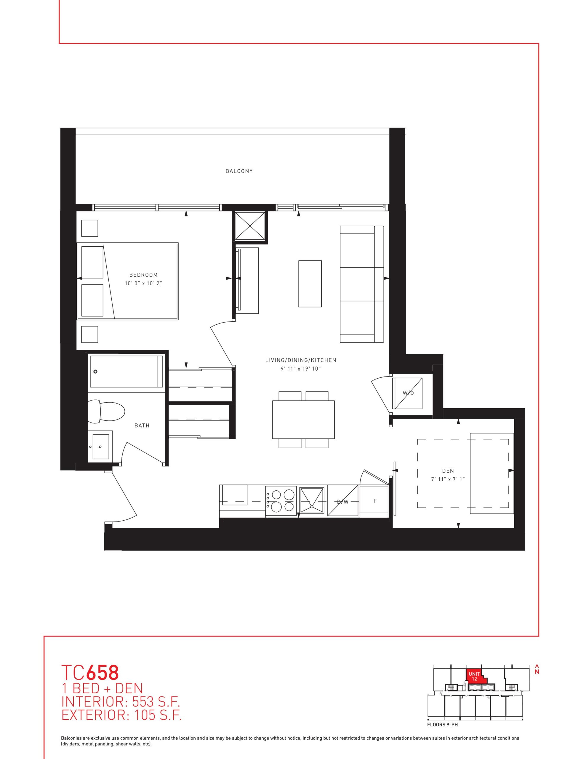 TC658 floor plan
