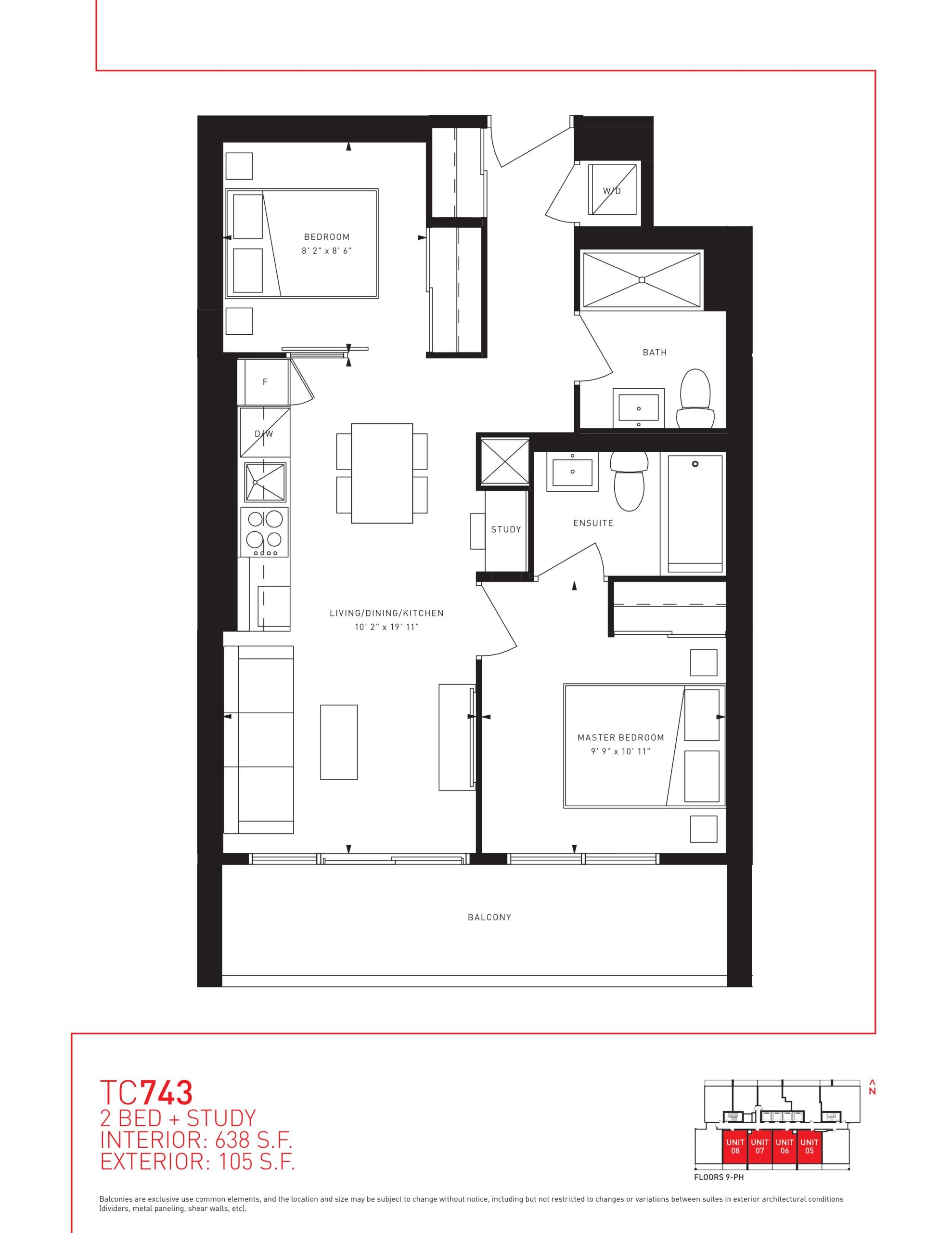 TC743 floor plan
