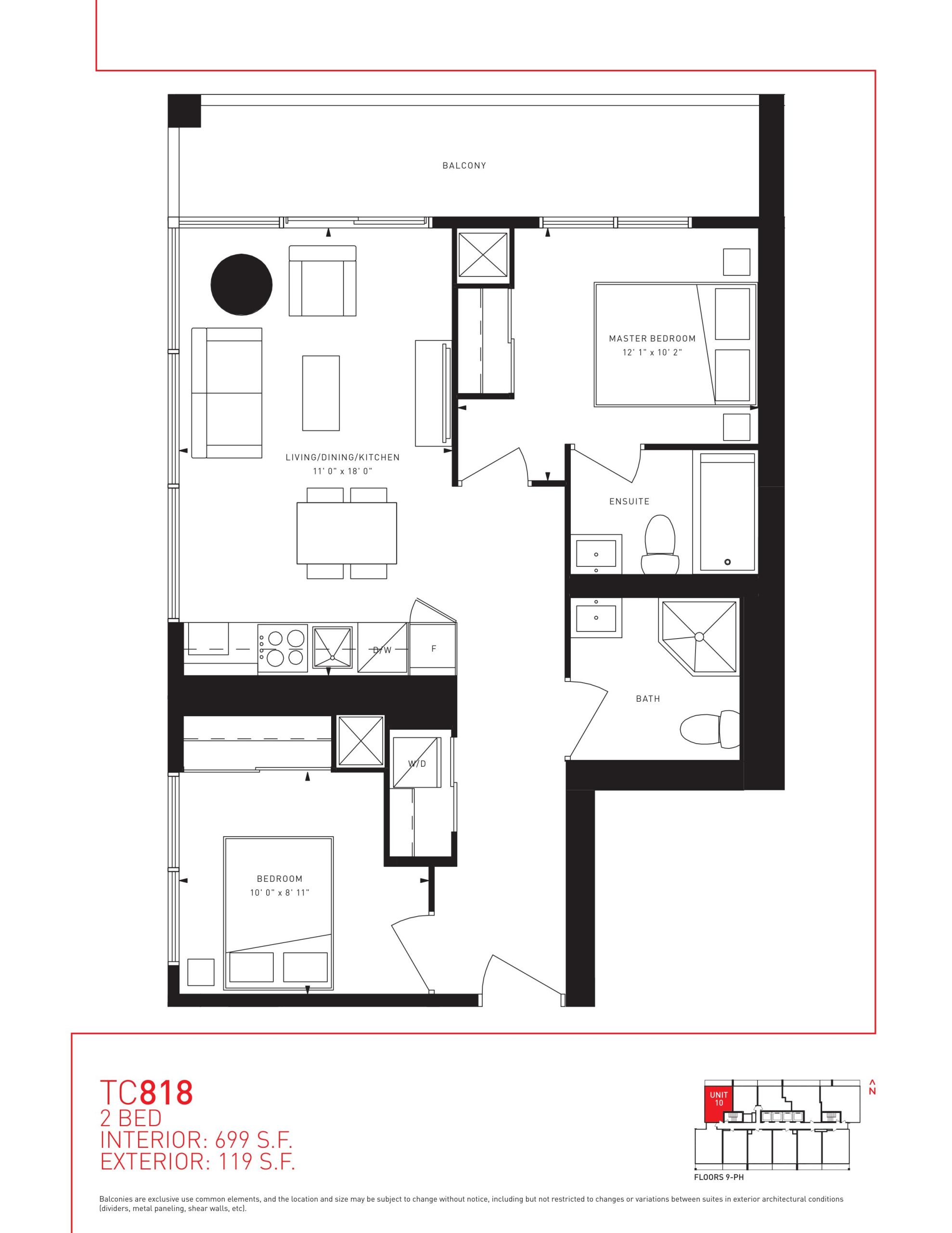 TC818 floor plan