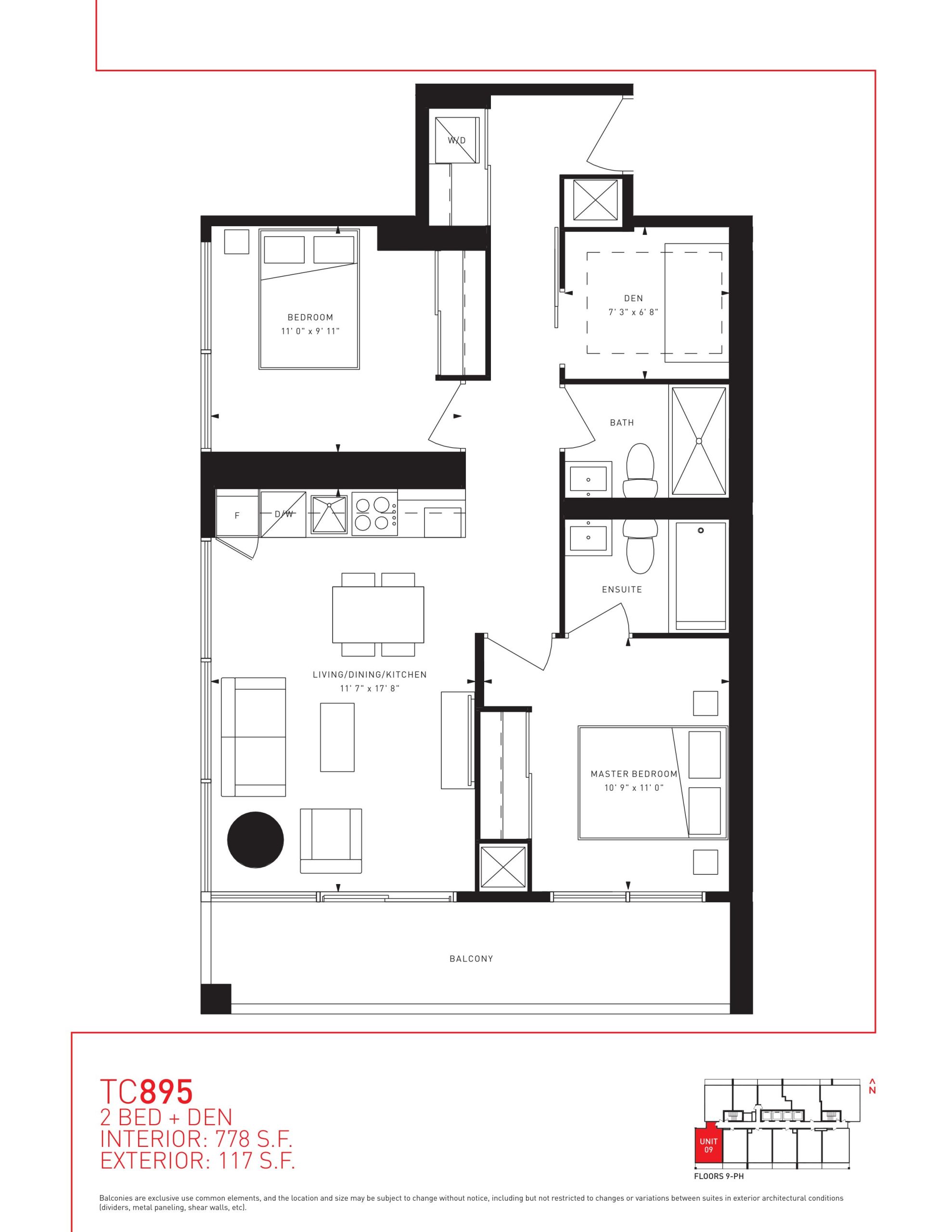 TC895 floor plan