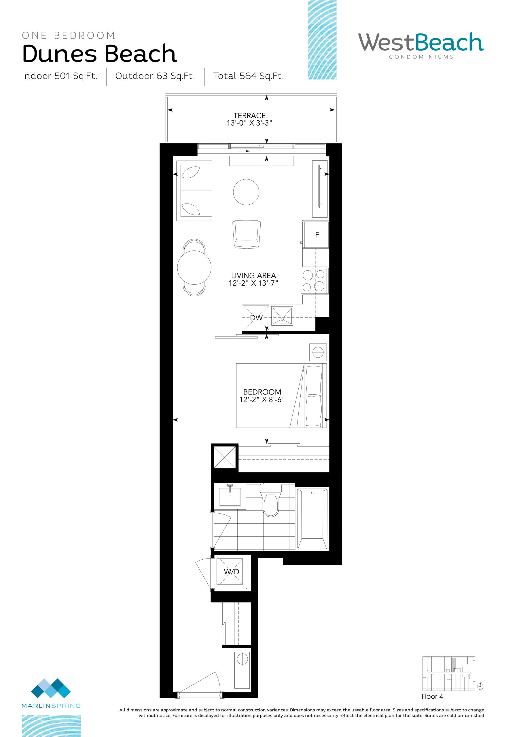 Dunes Beach floor plan
