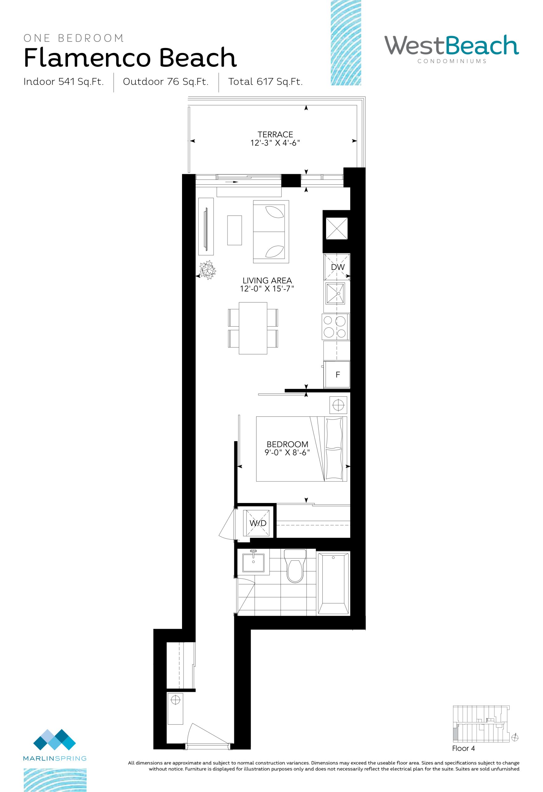 Flamenco Beach floor plan
