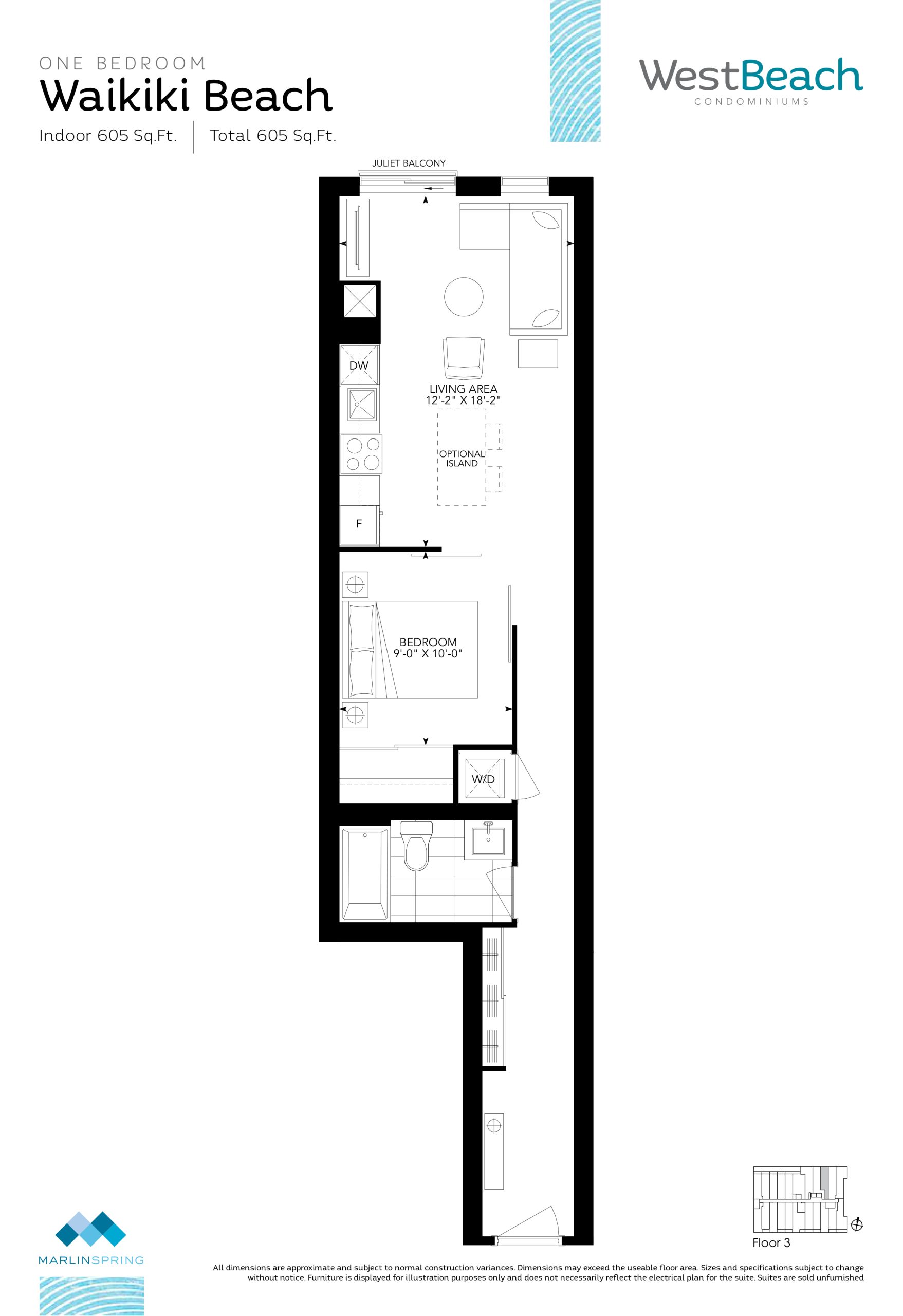 Waikiki Beach floor plan