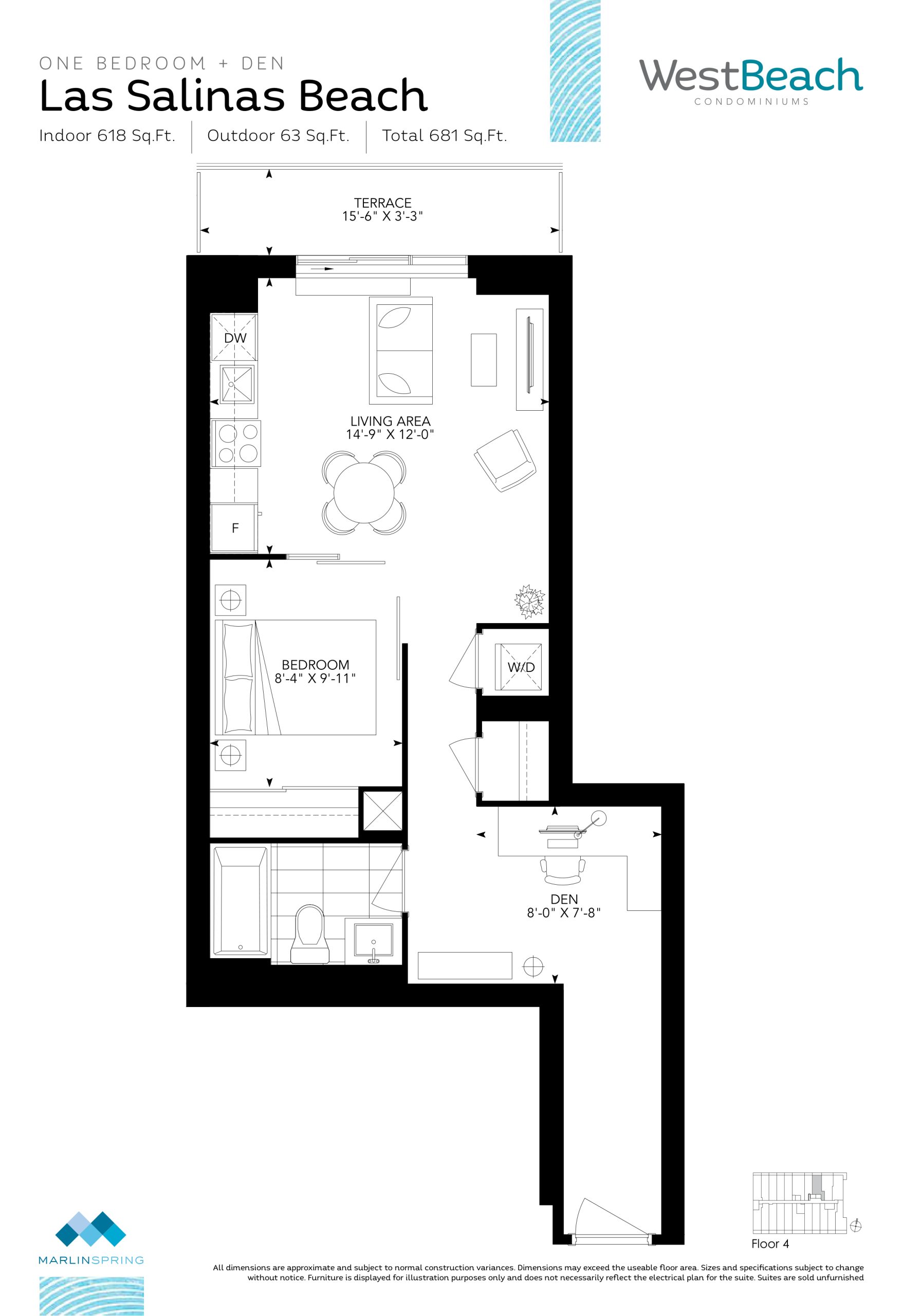 Las Salinas Beach floor plan