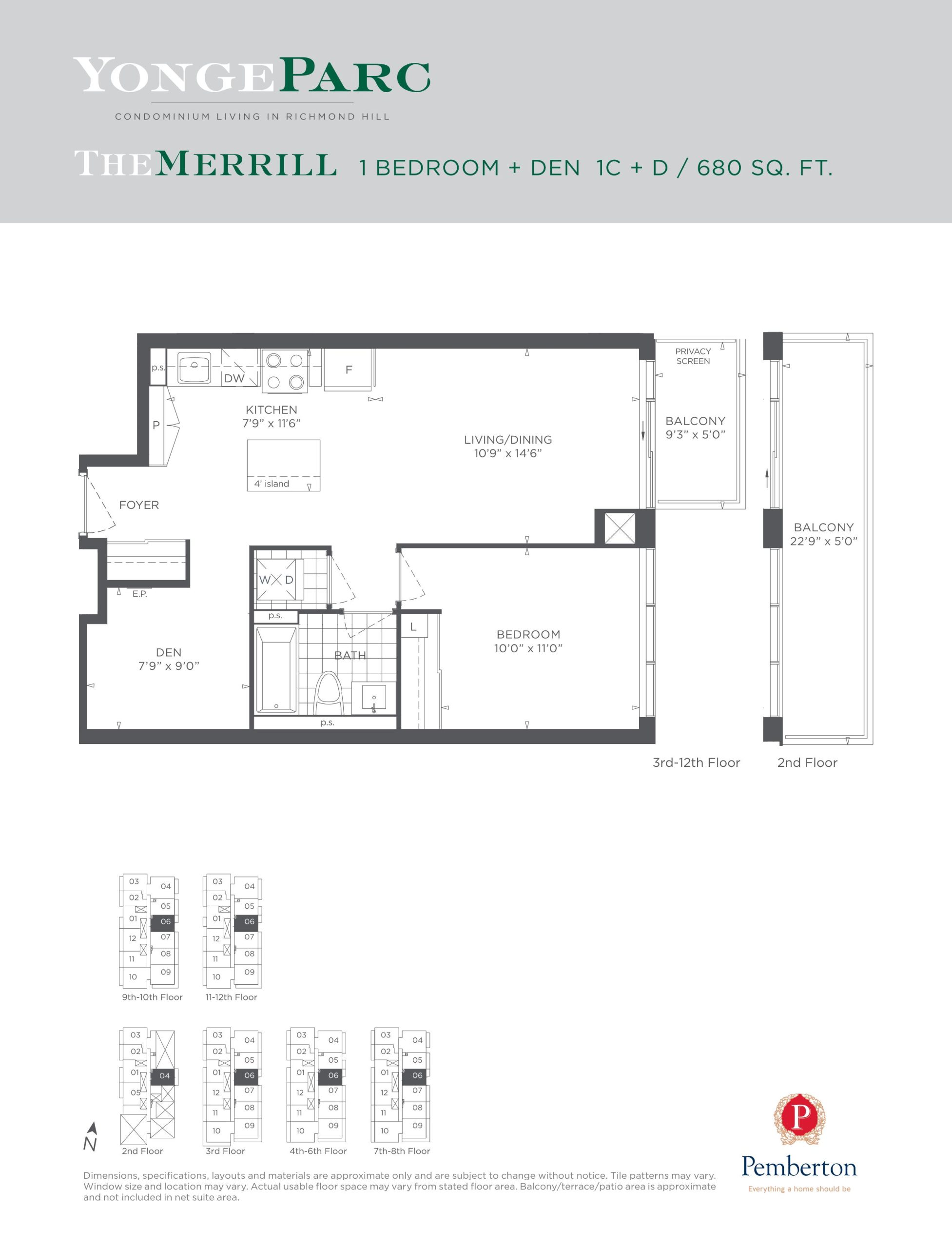 The Merrill floor plan