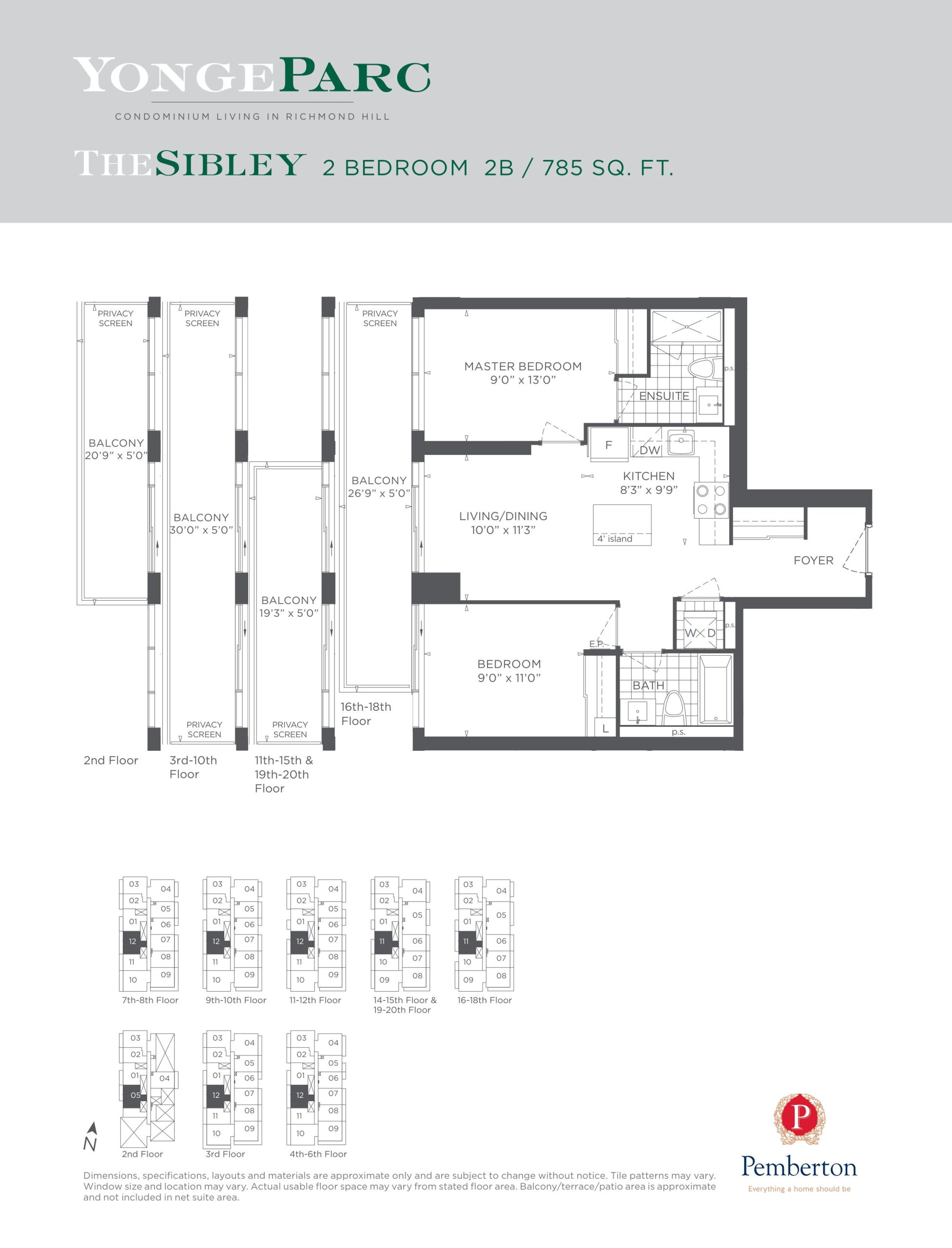 The Sibley floor plan