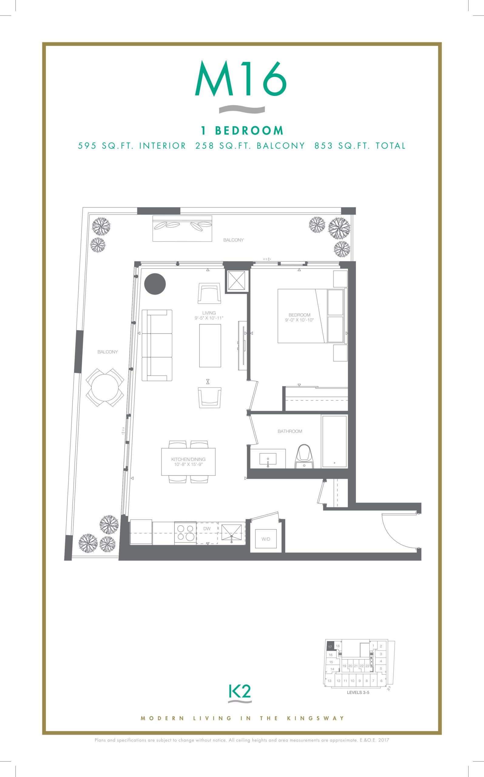 M16 floor plan