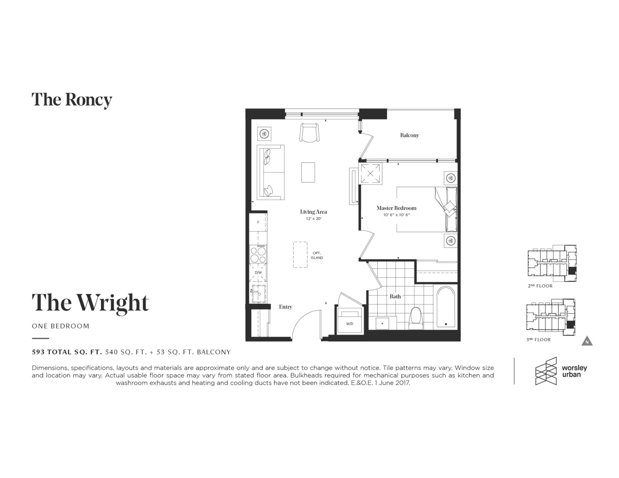 The Wright floor plan