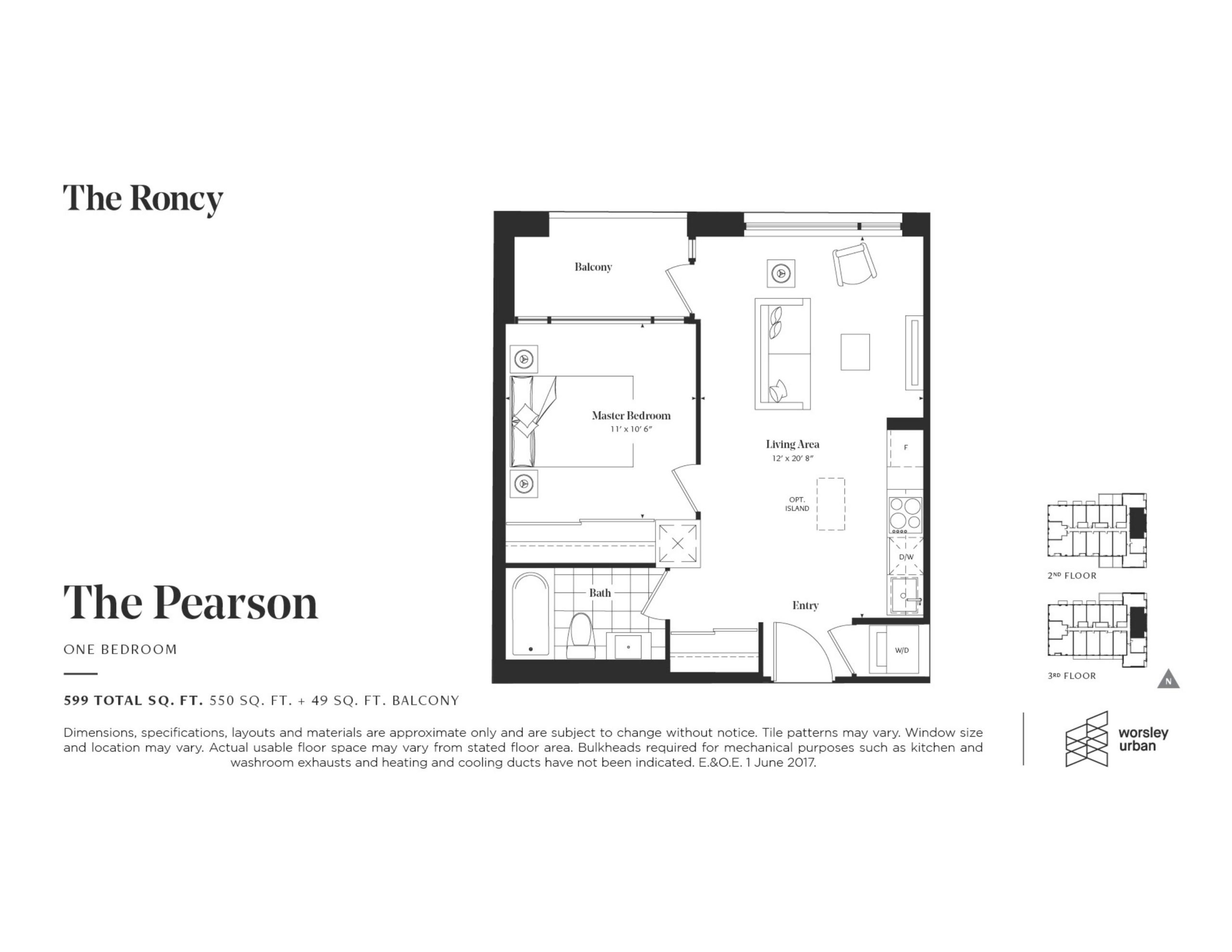 The Pearson floor plan