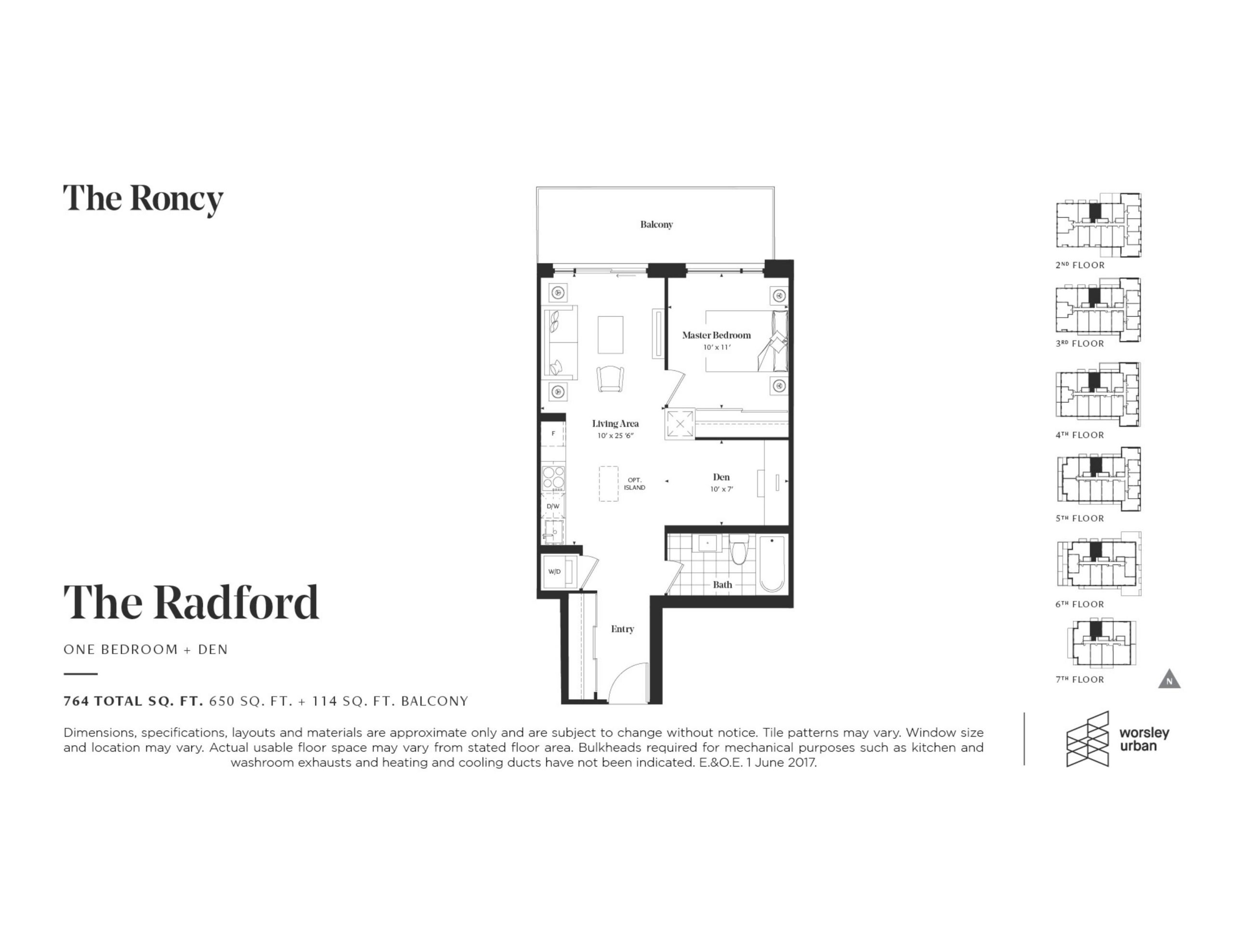 The Radford floor plan