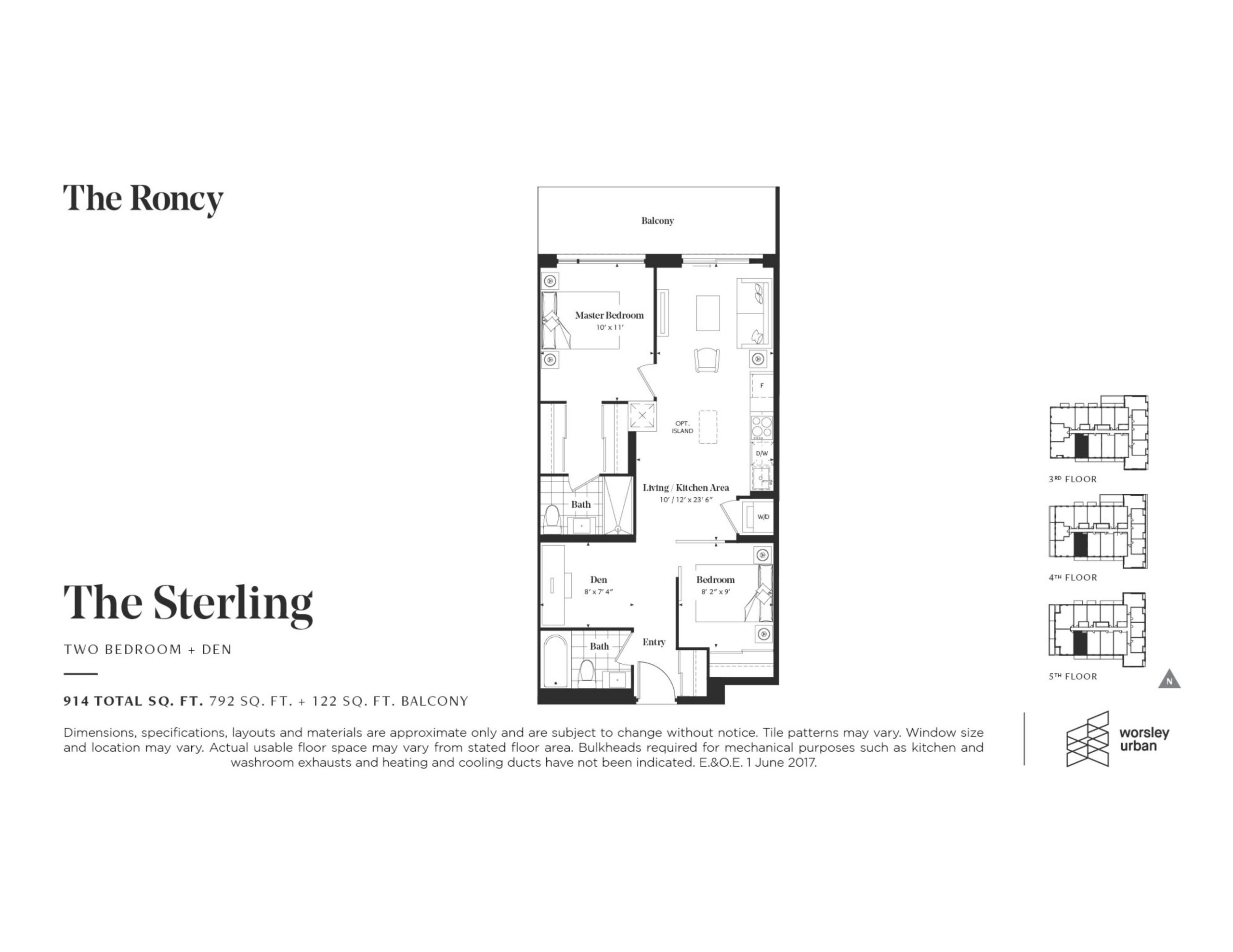 The Sterling floor plan