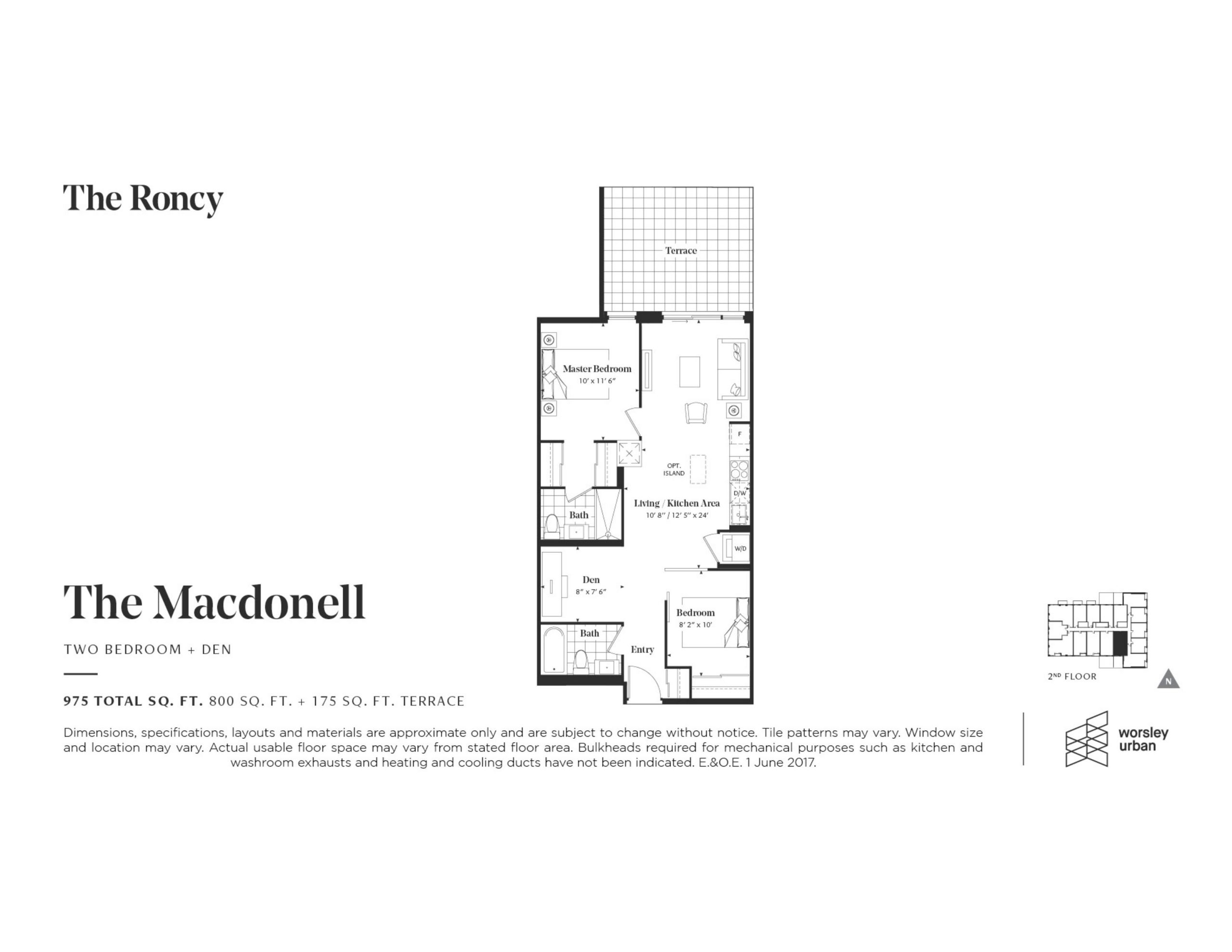 The Macdonell floor plan
