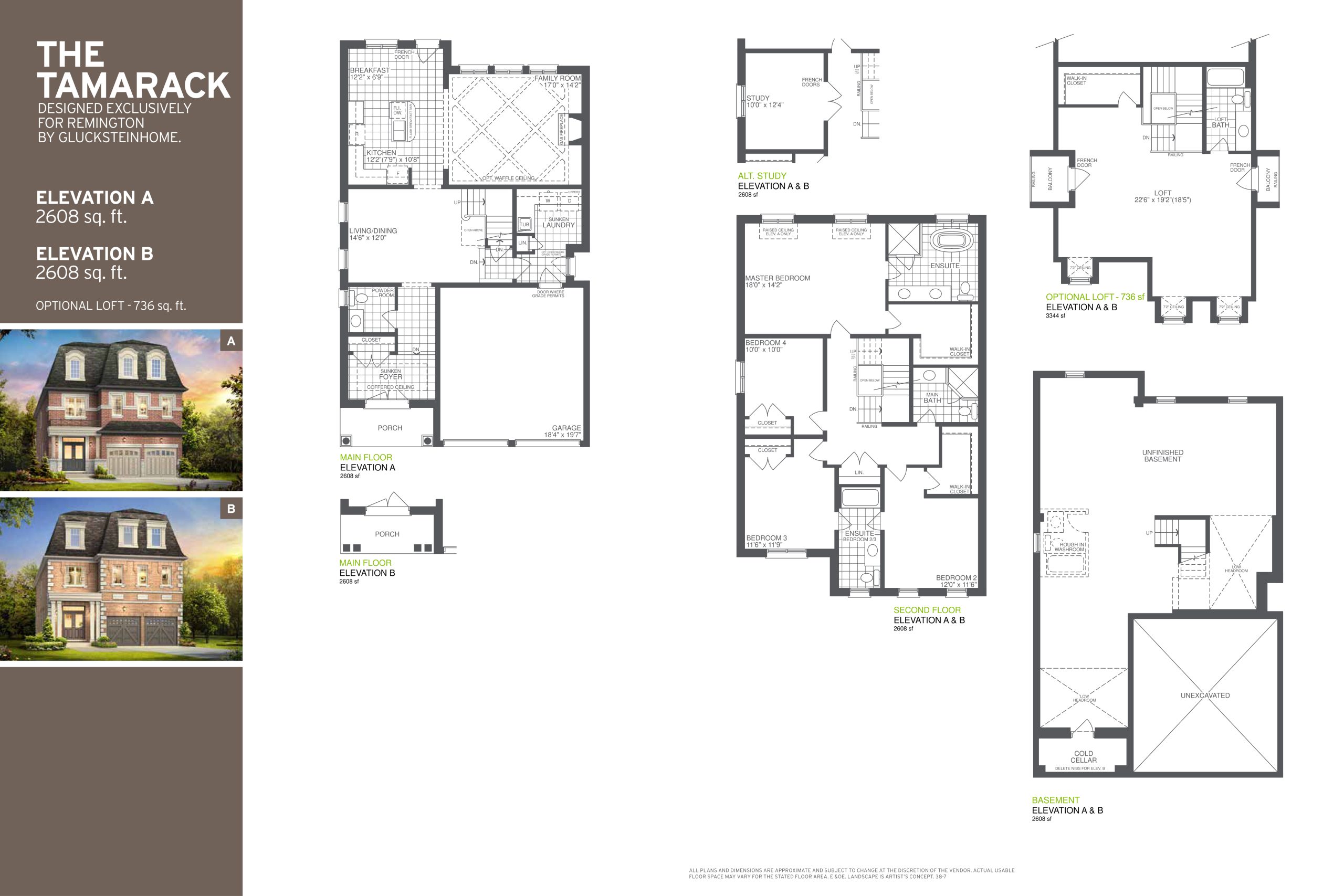 The Tamarack floor plan