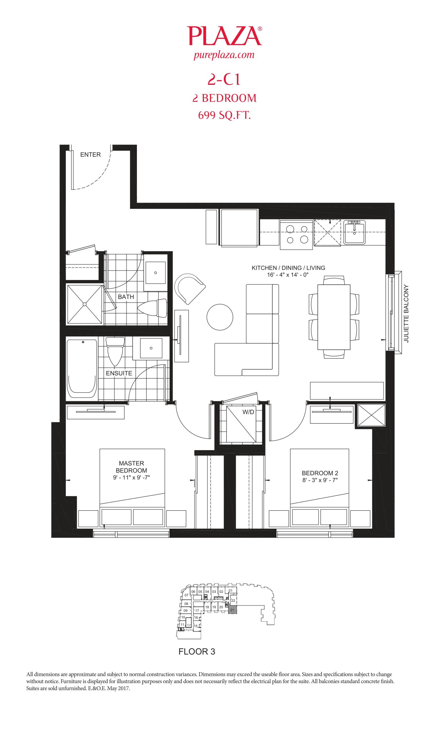 2-C1 floor plan