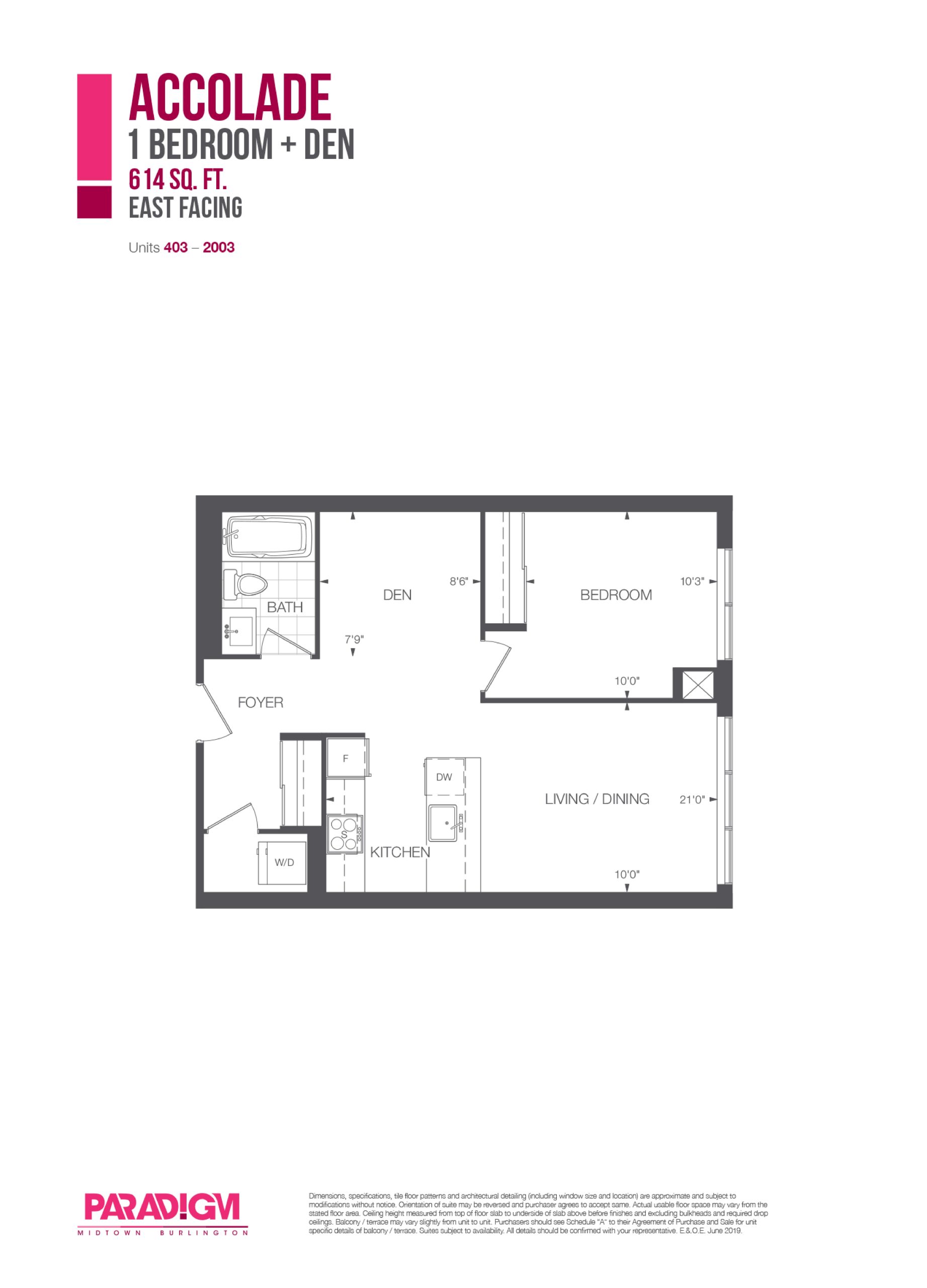 Accolade floor plan
