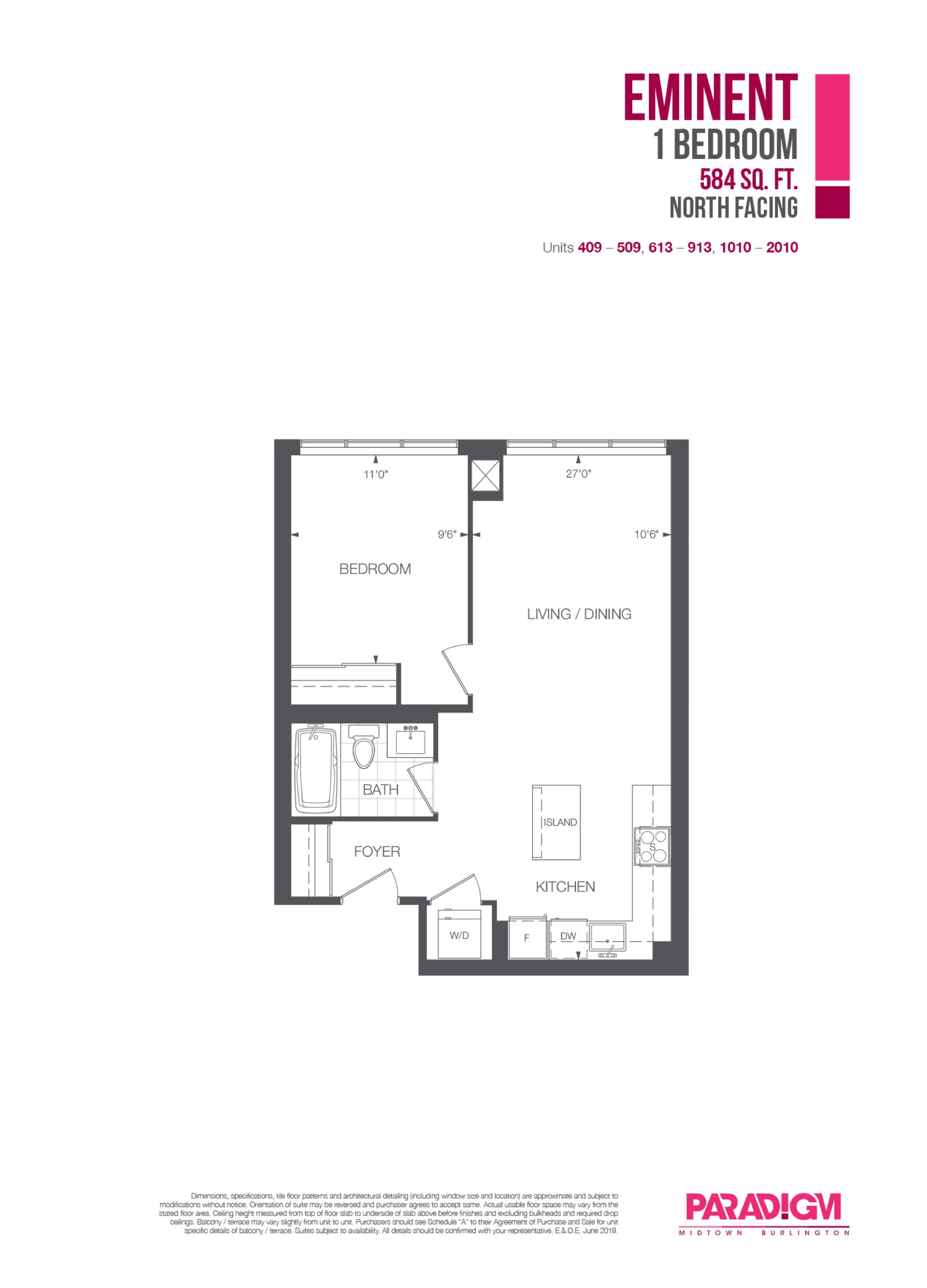 Eminent floor plan