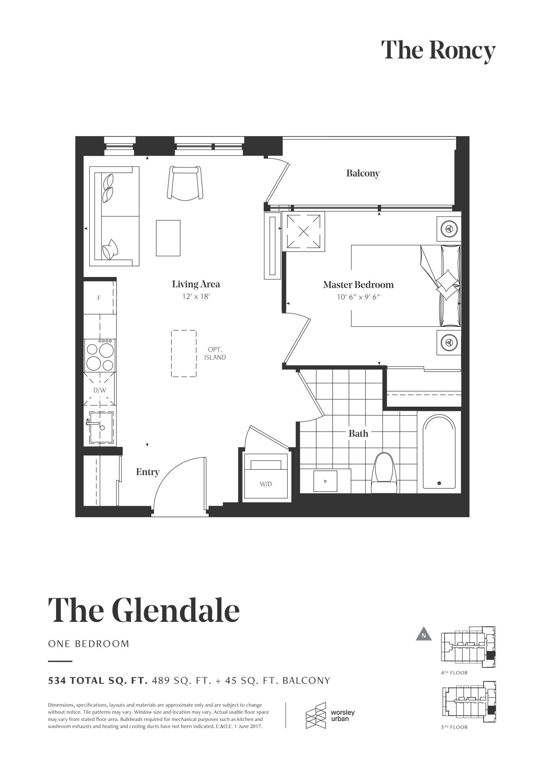 The Glendale floor plan