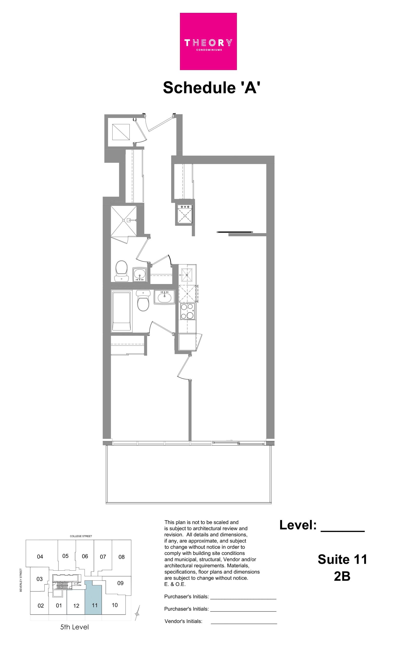 Suite 11 - 2B floor plan