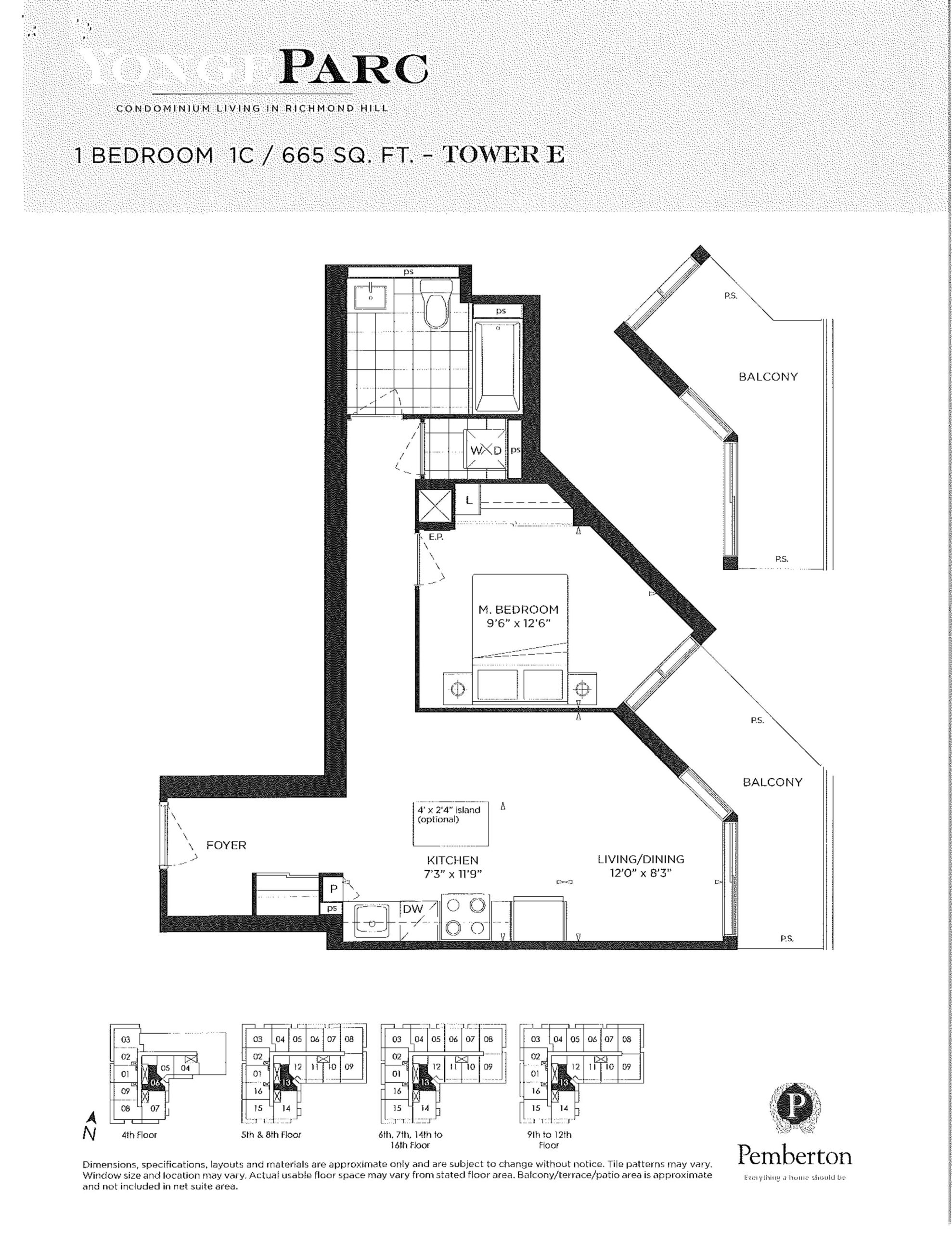 1C floor plan